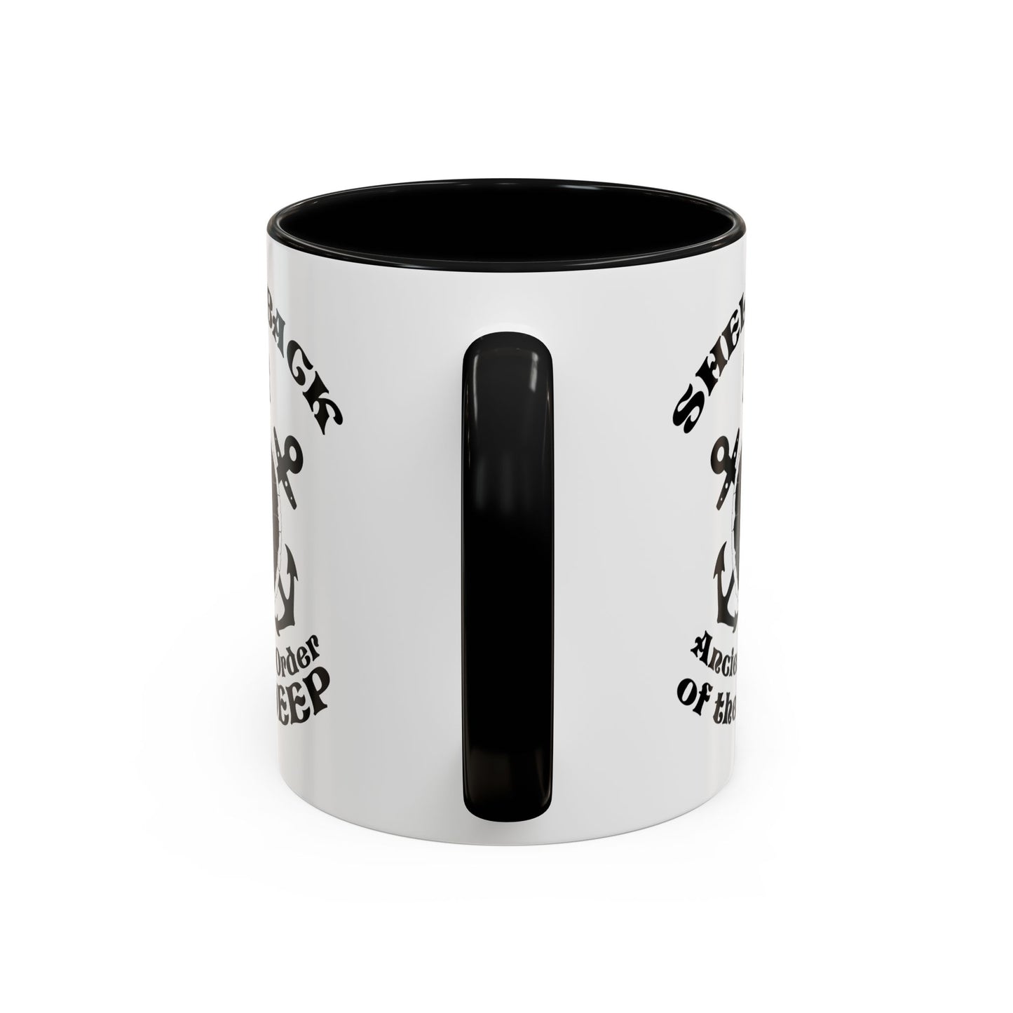 United States Navy Shellback Ancient Order of the Deep Equator Line-Crossing Ceremony Accent Coffee Mugs