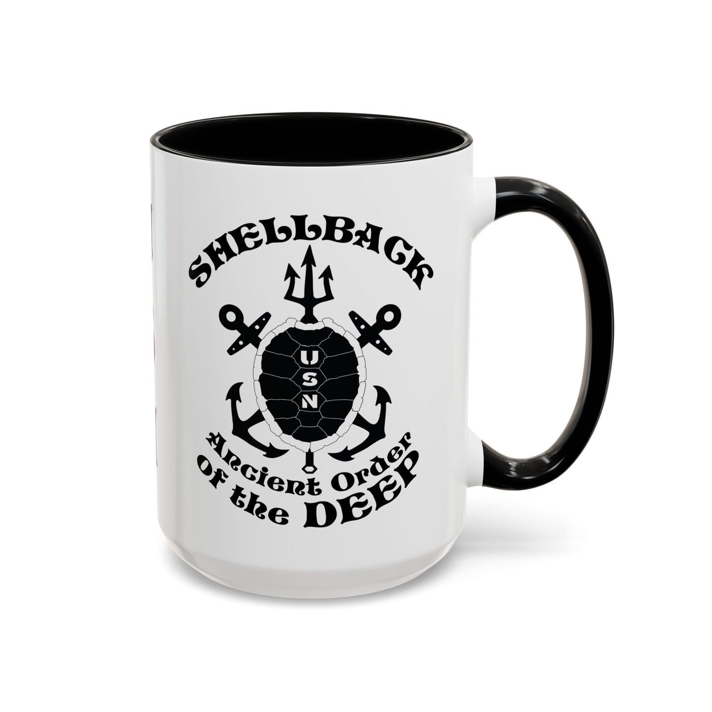 United States Navy Shellback Ancient Order of the Deep Equator Line-Crossing Ceremony Accent Coffee Mugs