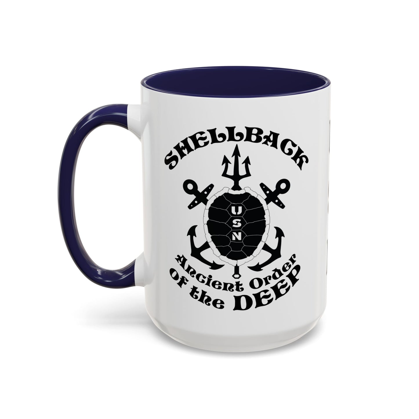 United States Navy Shellback Ancient Order of the Deep Equator Line-Crossing Ceremony Accent Coffee Mugs