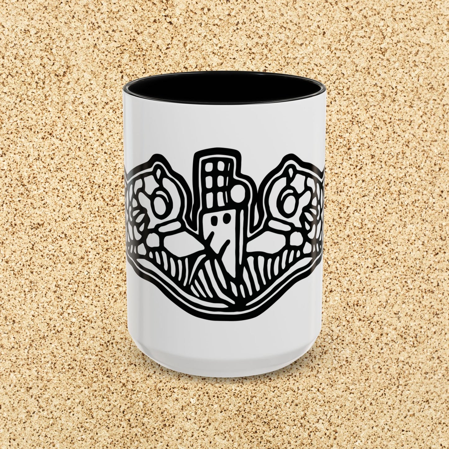 United States Navy Submarine Force Dolphins Silent Service Accent Coffee Mugs