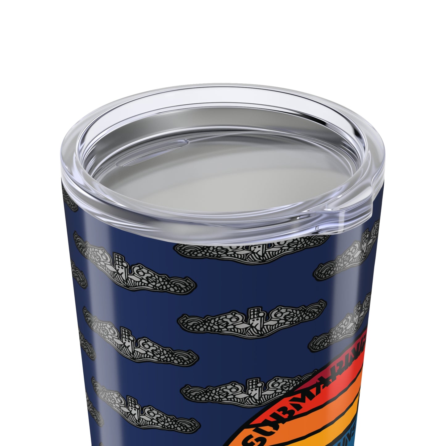 US Submarine Force Pride Runs Deep Submarine Stainless Steel Tumbler 20oz