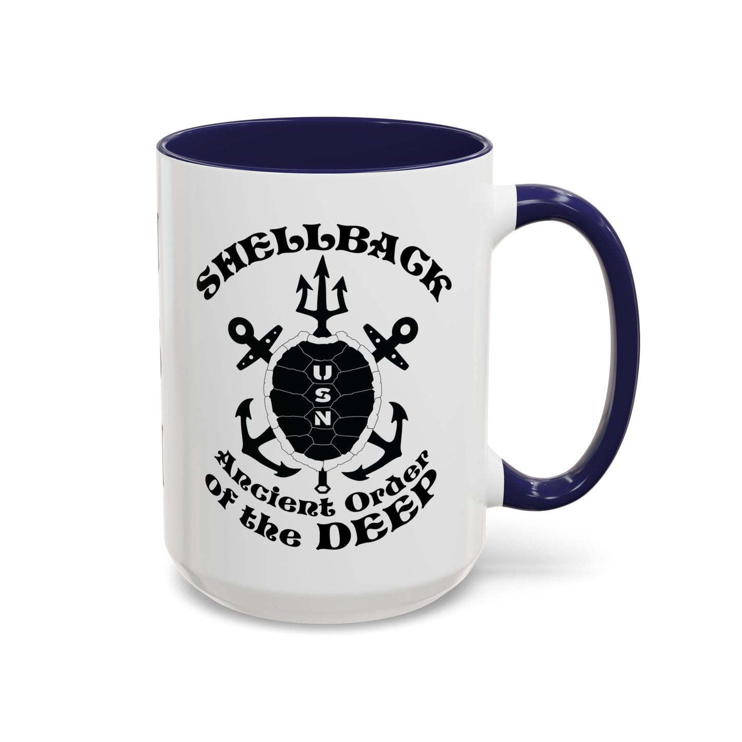 United States Navy Shellback Ancient Order of the Deep Equator Line-Crossing Ceremony Accent Coffee Mugs