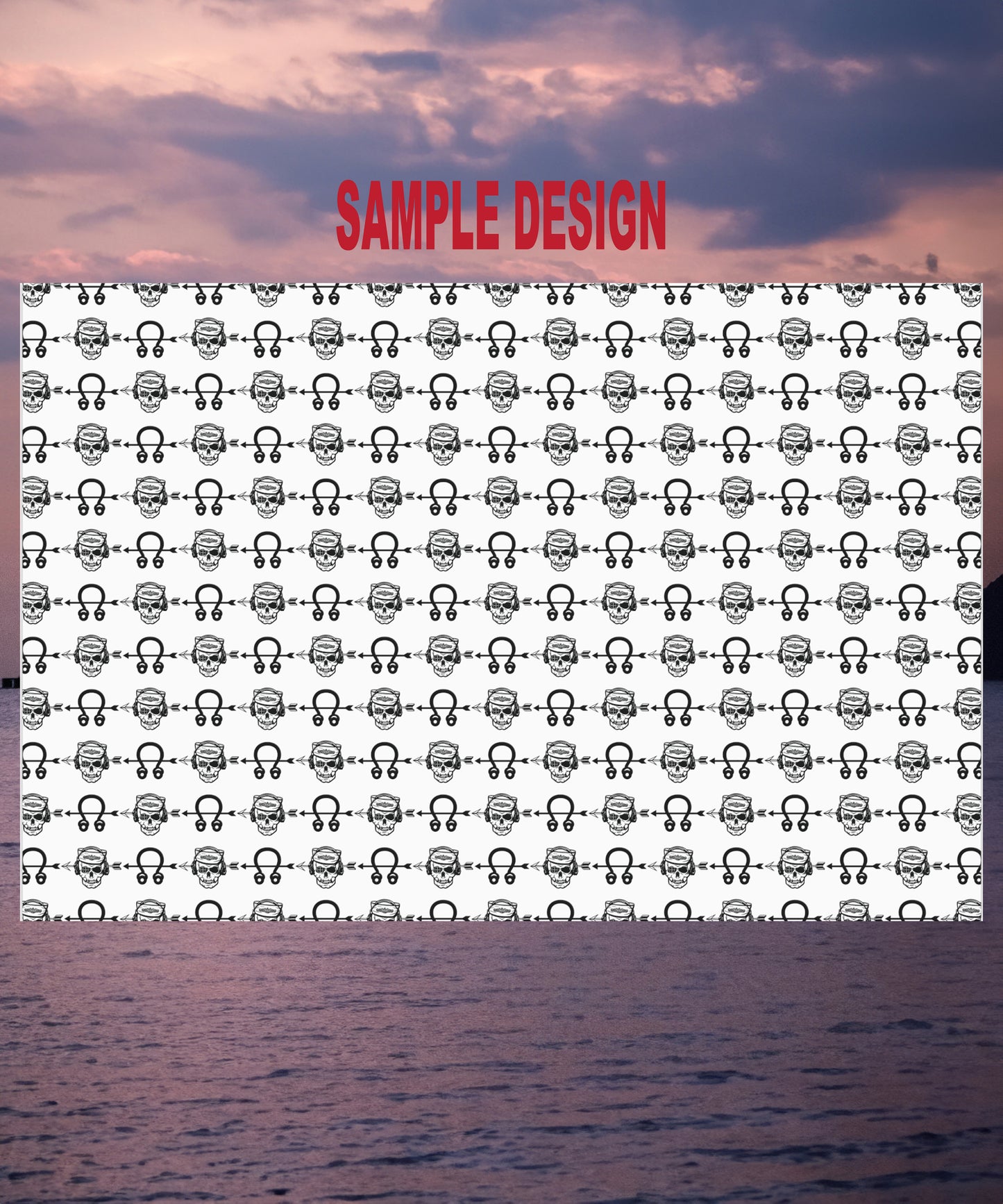 United States Navy Sonar Technician Submarines STS Sailor Skull and Insignia White Gift Wrap Papers