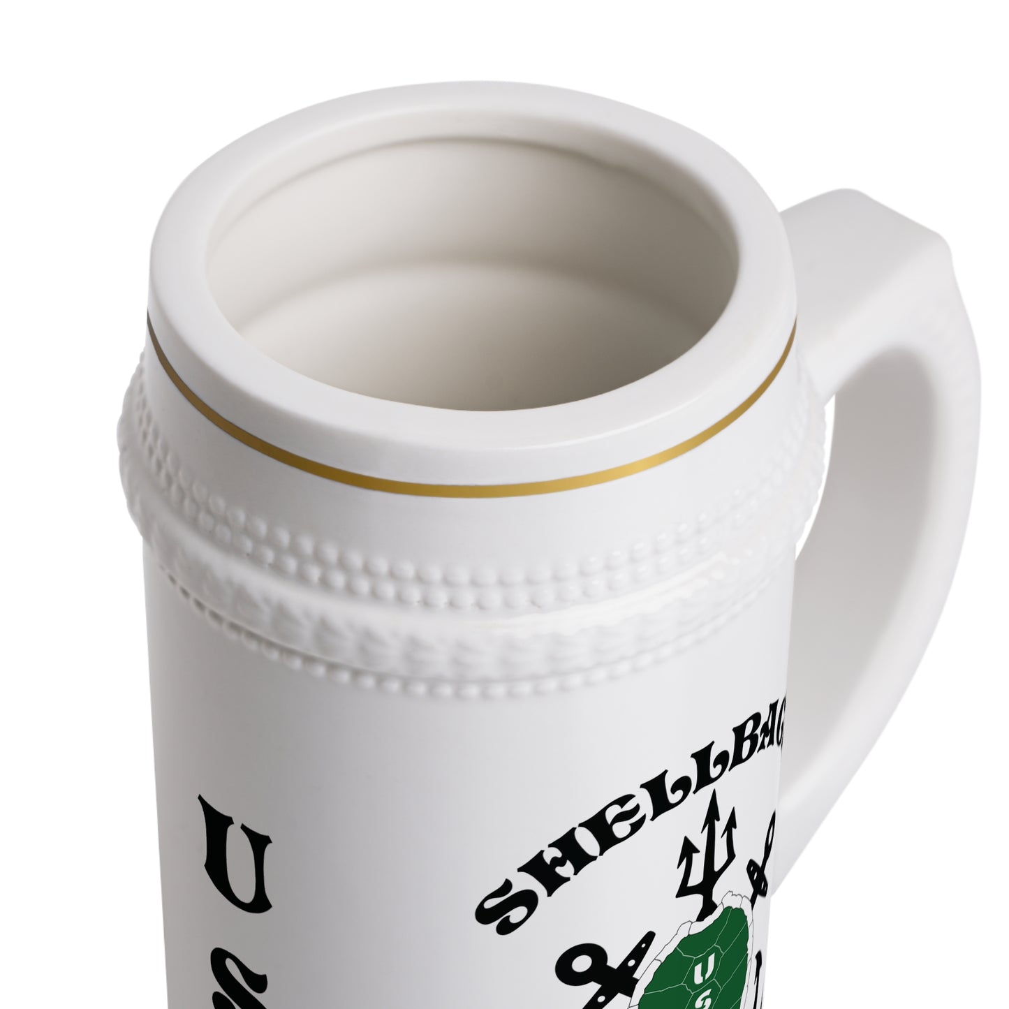 United States Navy Shellback Ancient Order of the Deep Equator Line-crossing Tradition Drinking Stein Mug