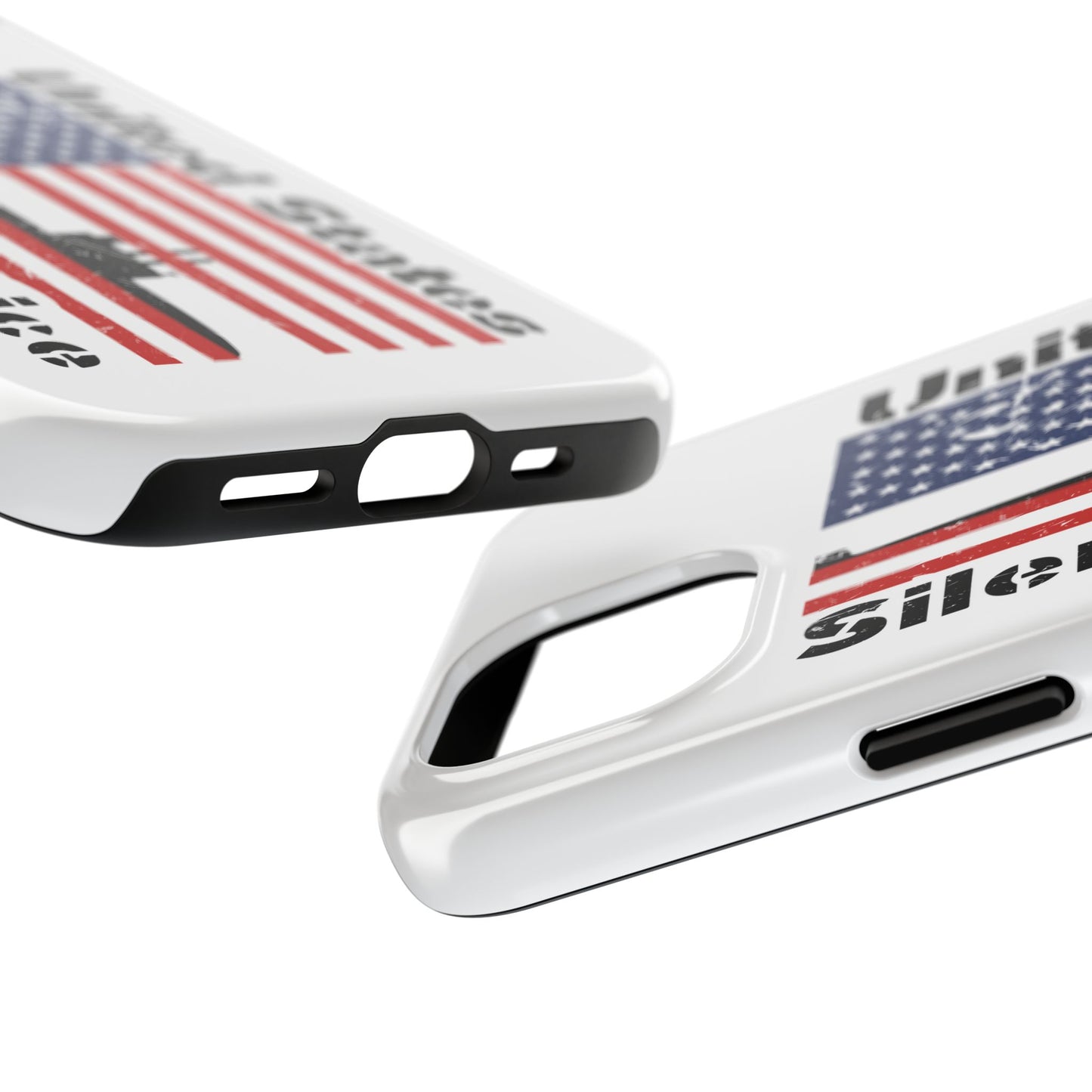 United States Submarine Silent Service Distressed Flag Tough iPhone Case