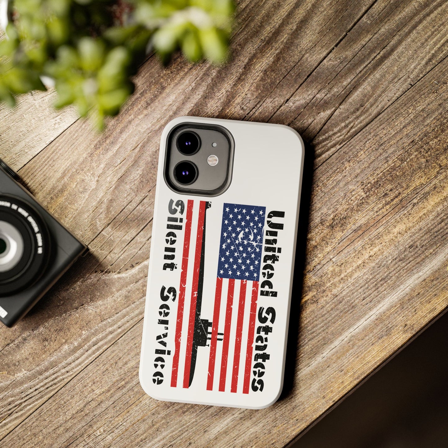United States Submarine Silent Service Distressed Flag Tough iPhone Case