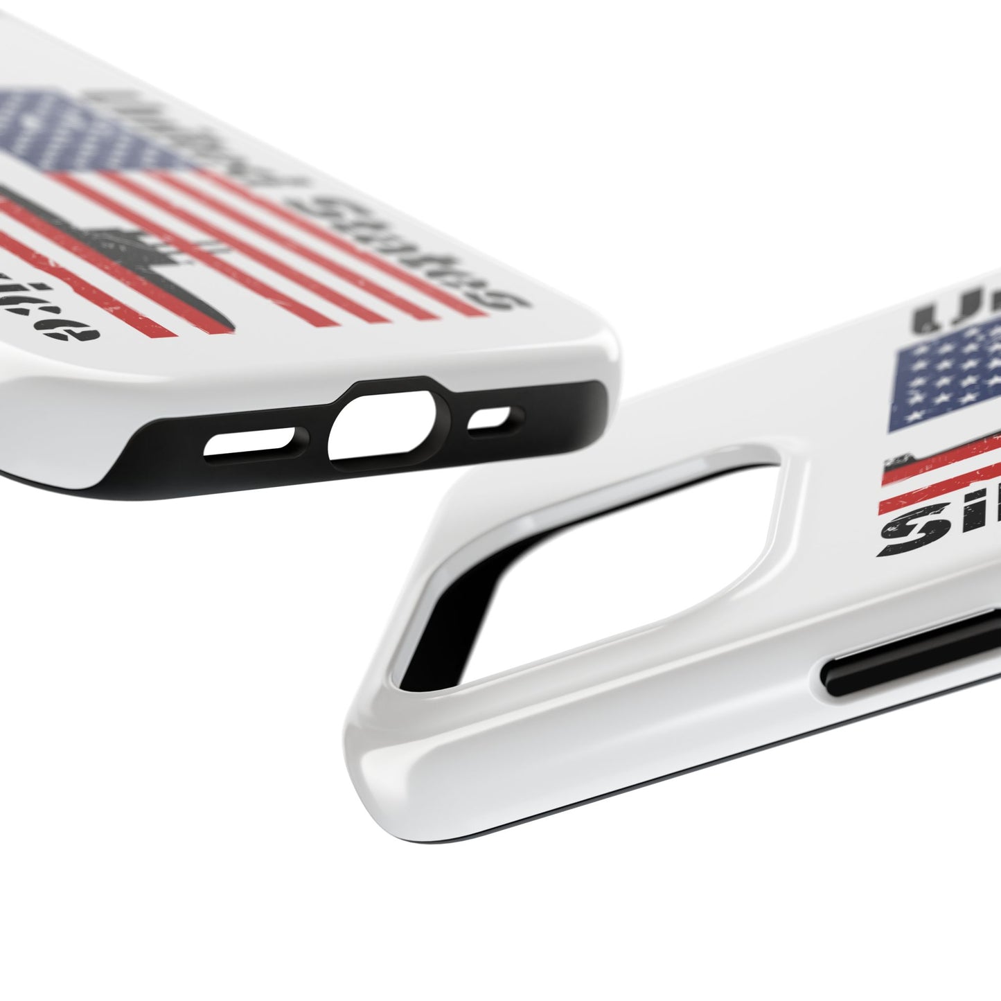 United States Submarine Silent Service Distressed Flag Tough iPhone Case