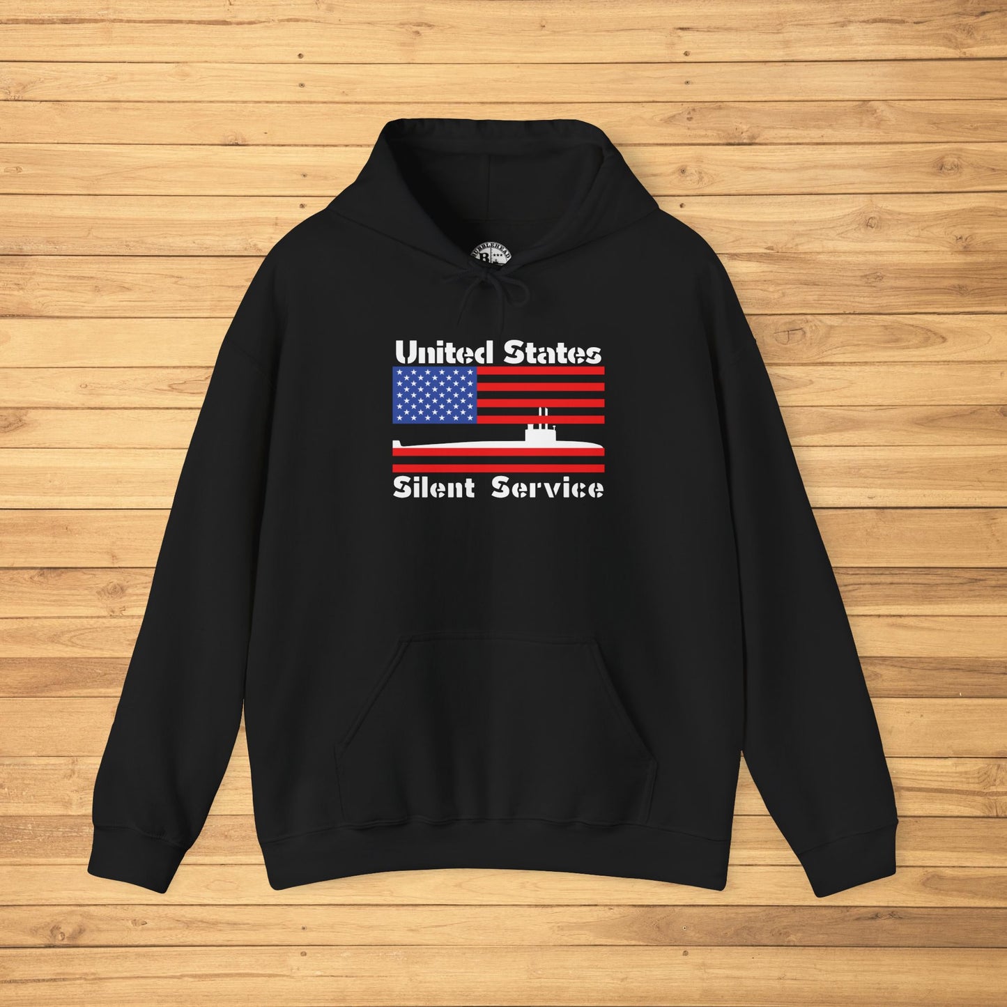 United States Submarine Silent Service USA Flag Unisex Heavy Blend™ Hooded Sweatshirt