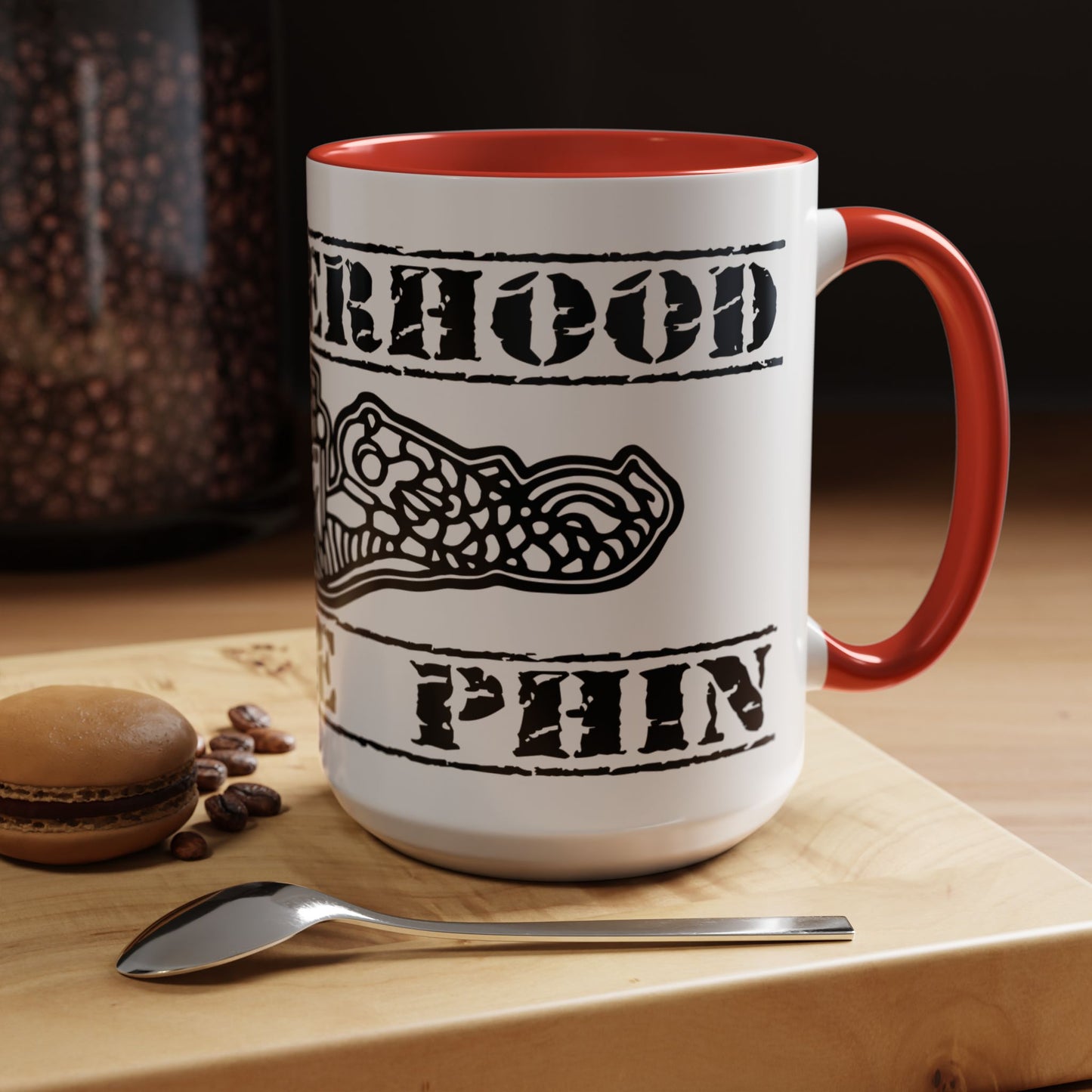 USN Submarine Force Brotherhood of the Phin Silent Service Navy Dolphins Accent Coffee Mugs