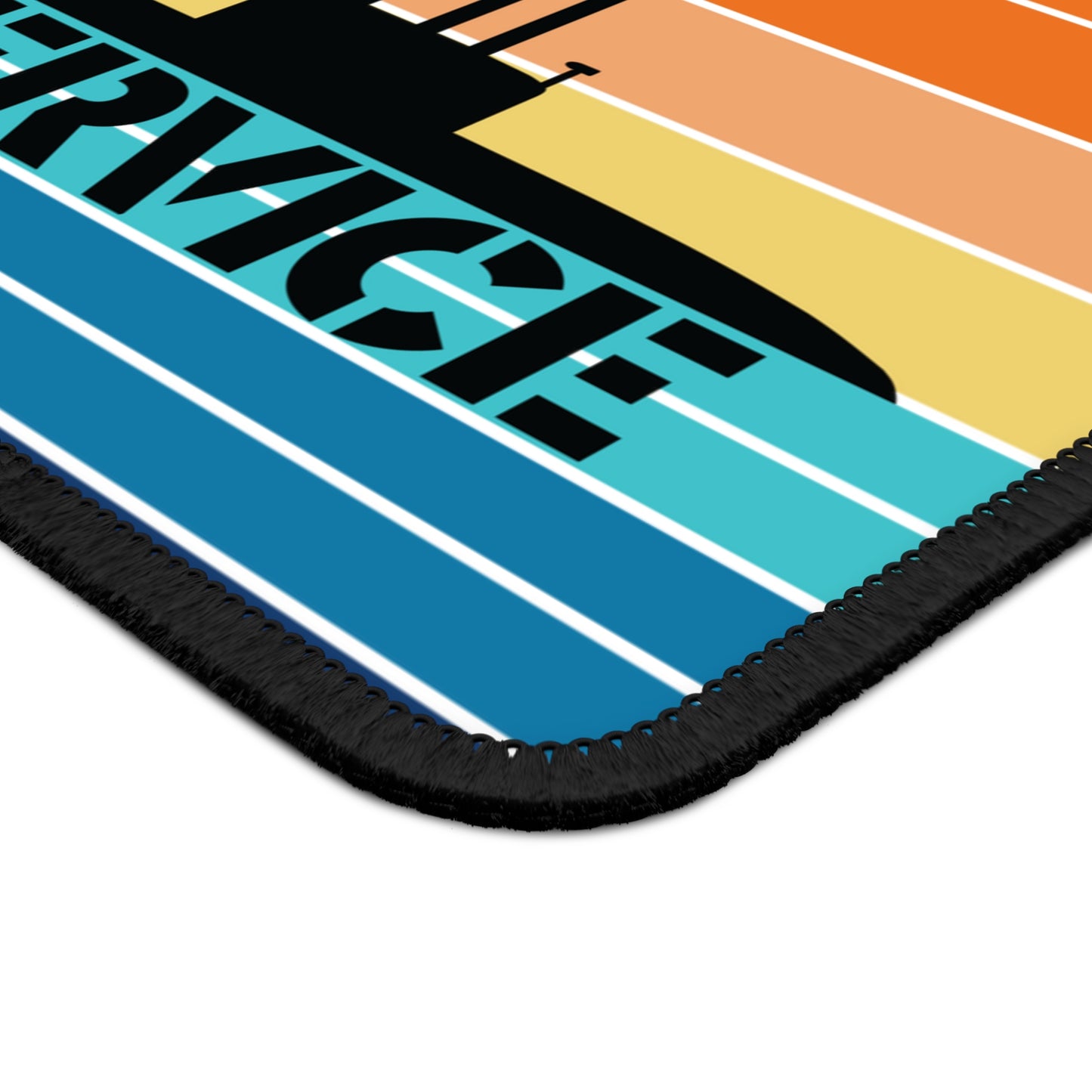 Sunset United States Submarine Force Silent Service Retro Vintage Gaming Mouse Pad