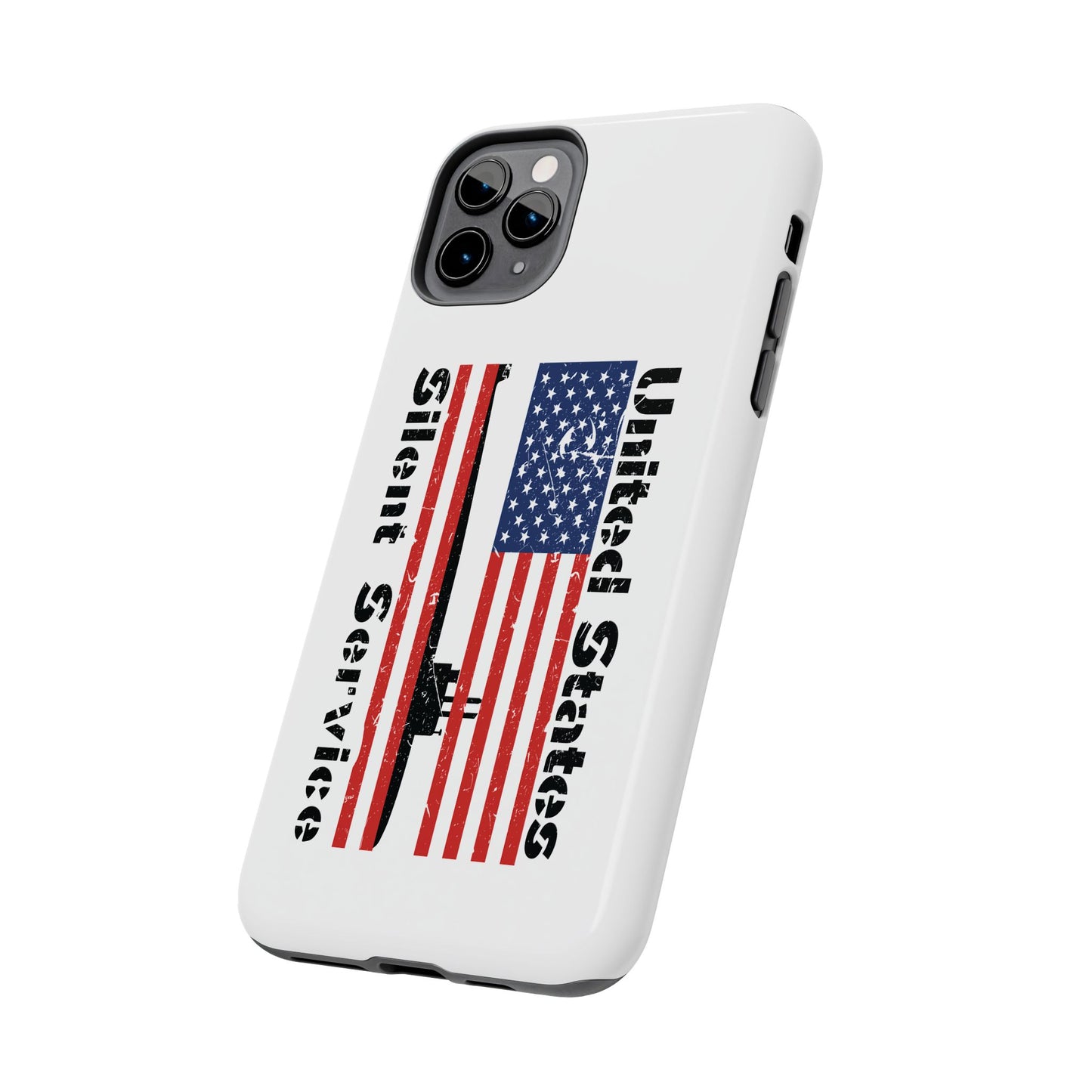 United States Submarine Silent Service Distressed Flag Tough iPhone Case