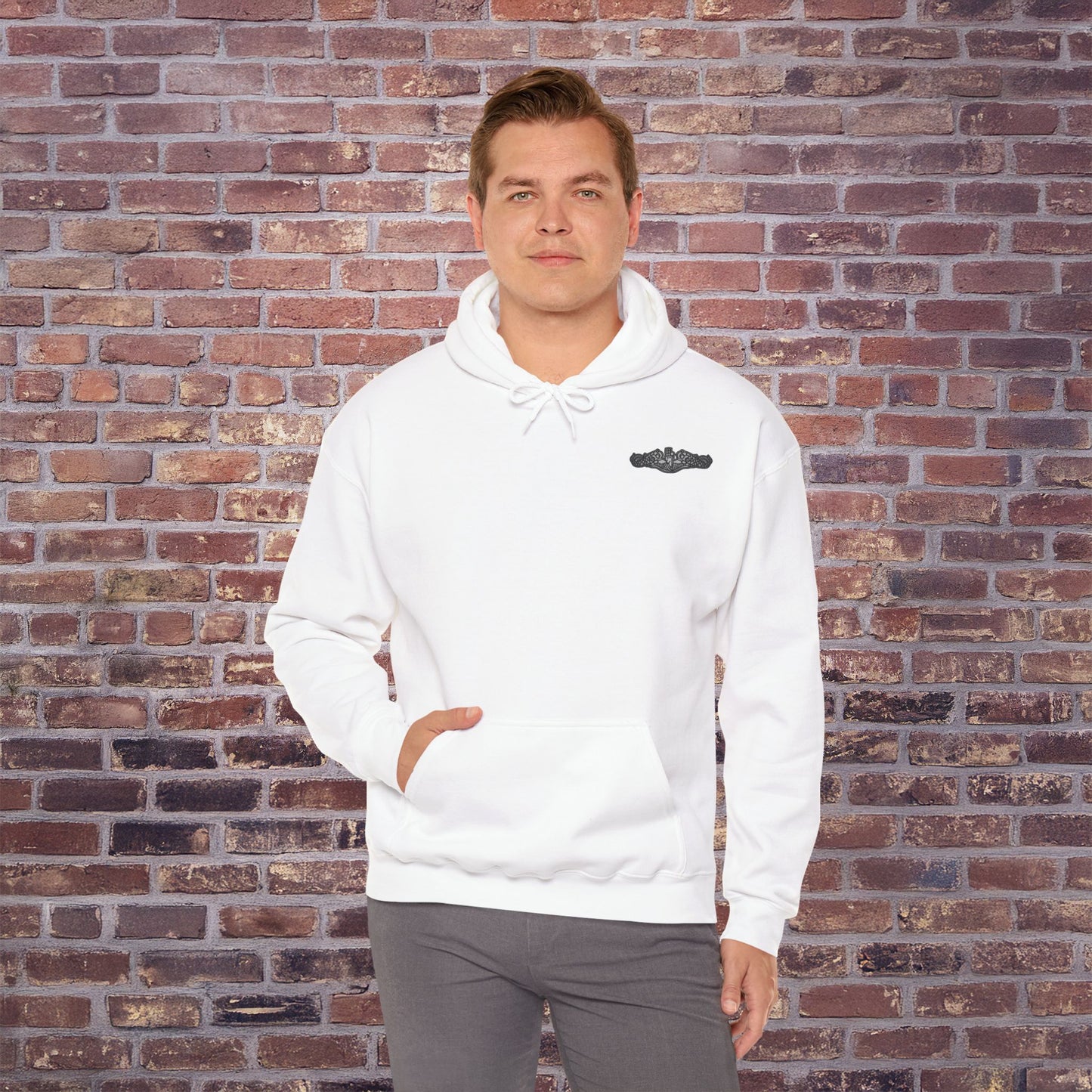 United States Submarine Force Dolphins Silent Service Death From Below Unisex Heavy Blend™ Hooded Sweatshirt