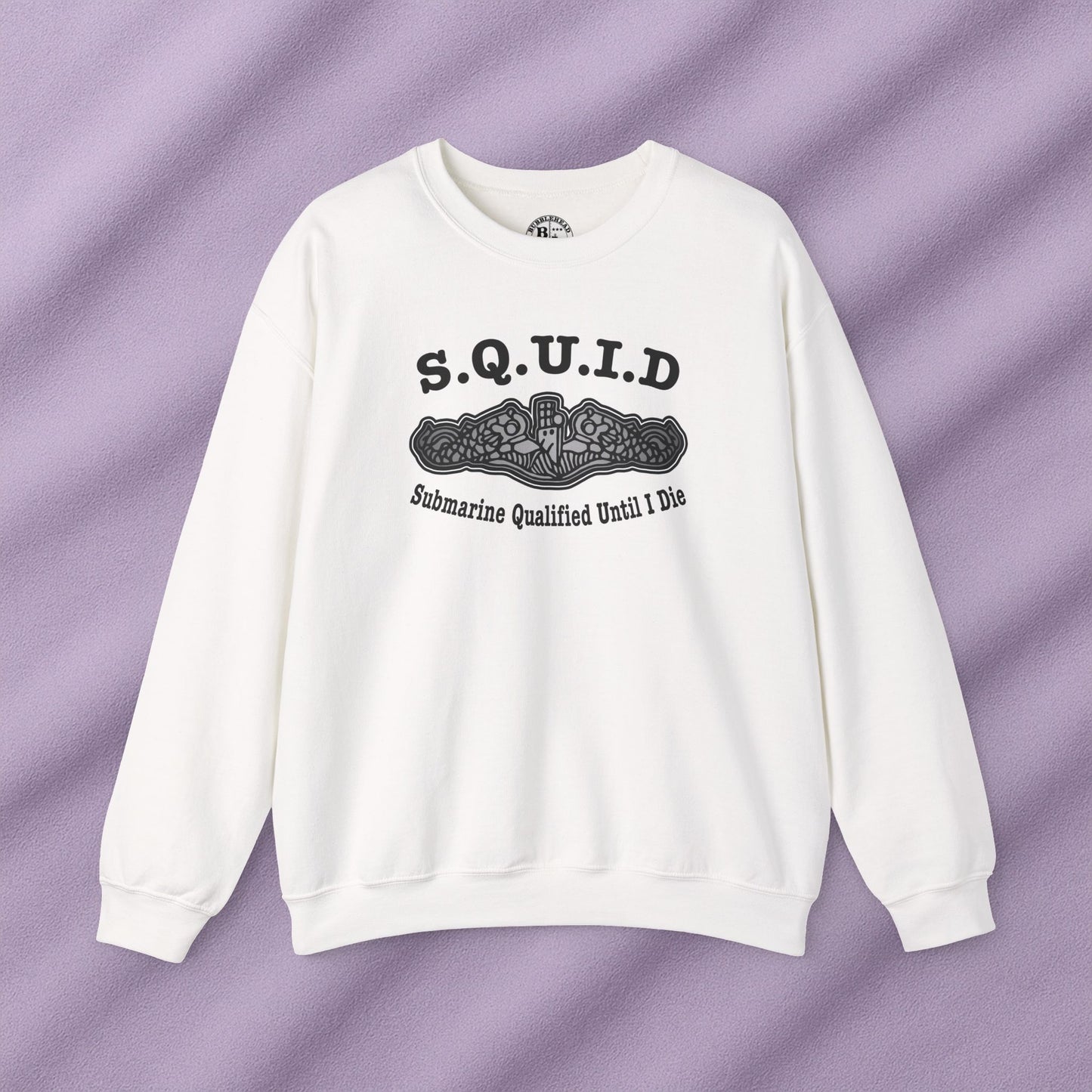 United States S.Q.U.I.D. Submarine Qualified Until I Die Unisex Heavy Blend™ Crewneck Sweatshirt