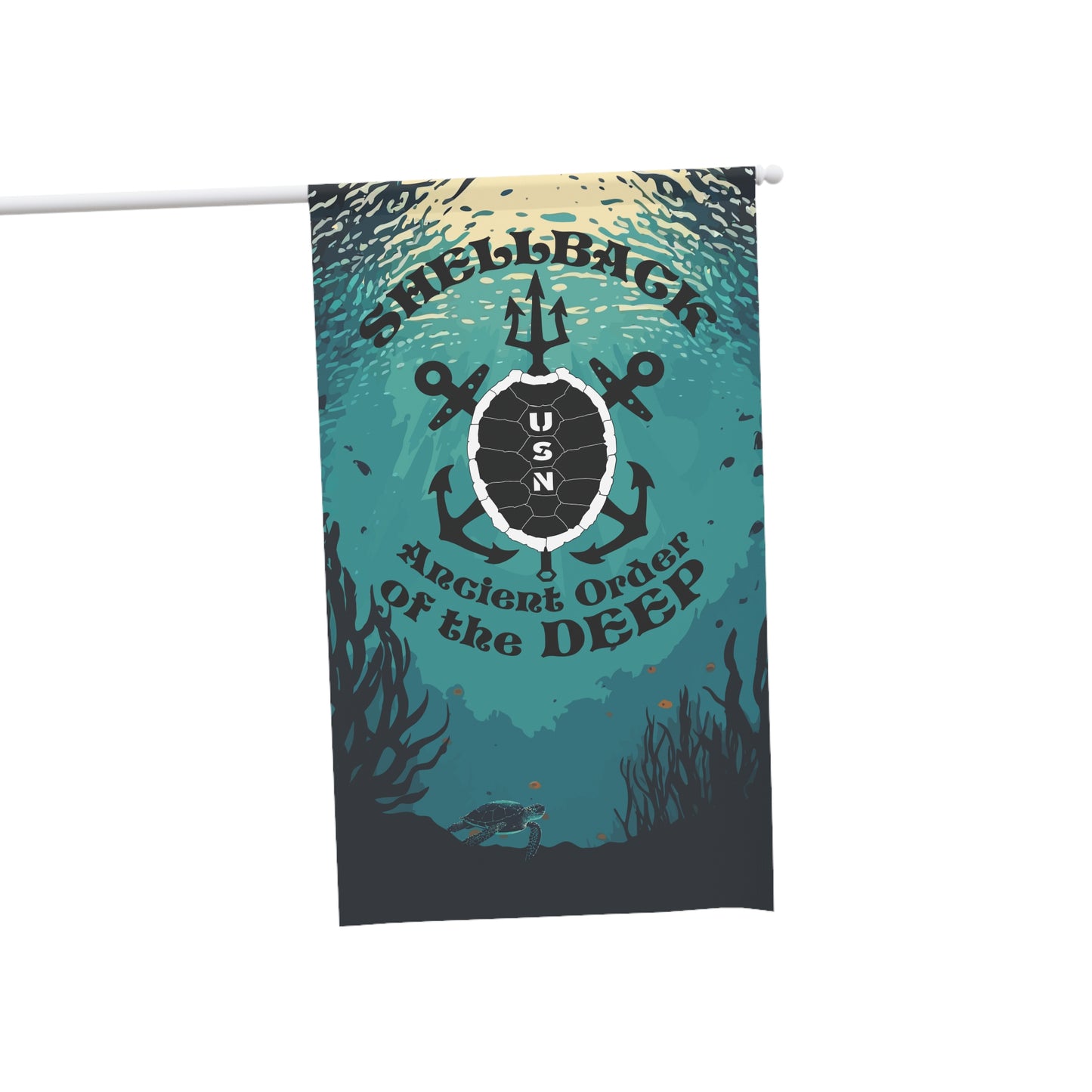 USN Navy Shellback Ancient Order of the Deep House Banner