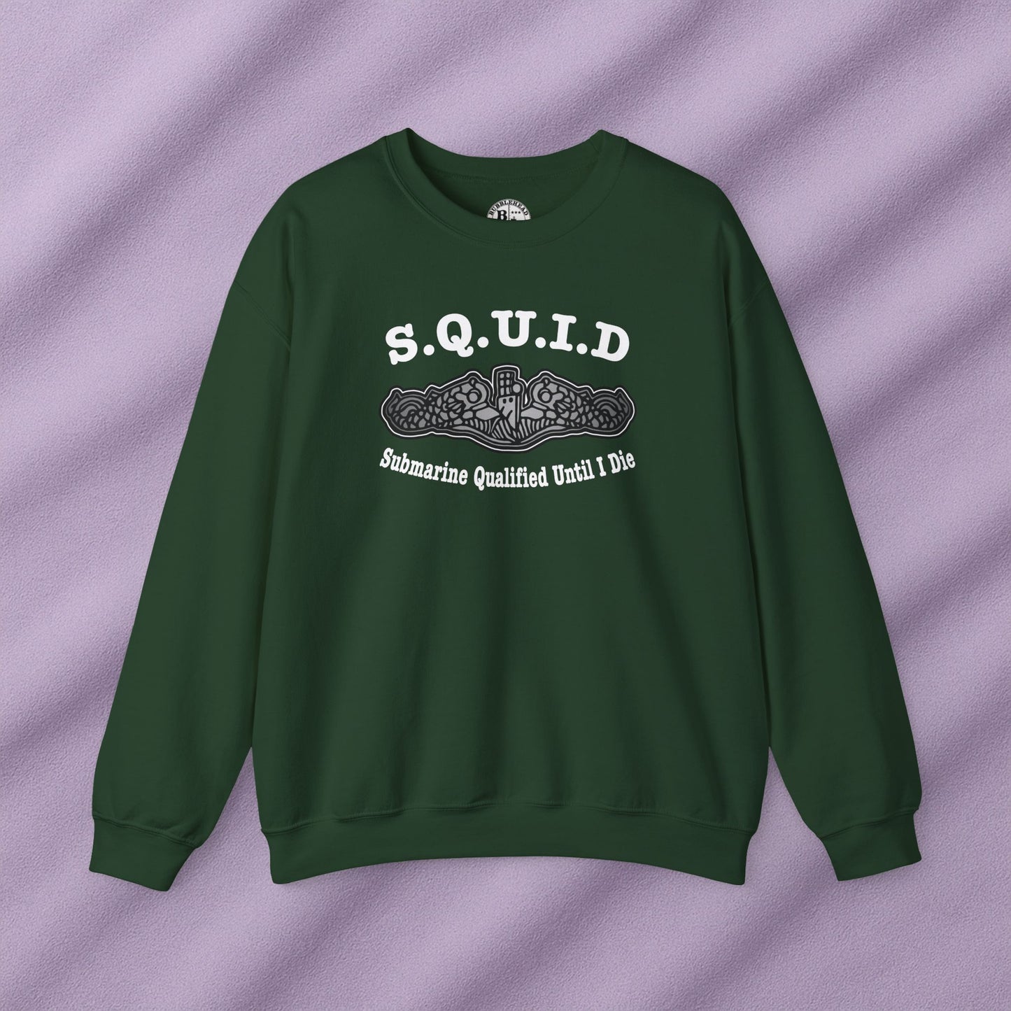 United States S.Q.U.I.D. Submarine Qualified Until I Die Unisex Heavy Blend™ Crewneck Sweatshirt