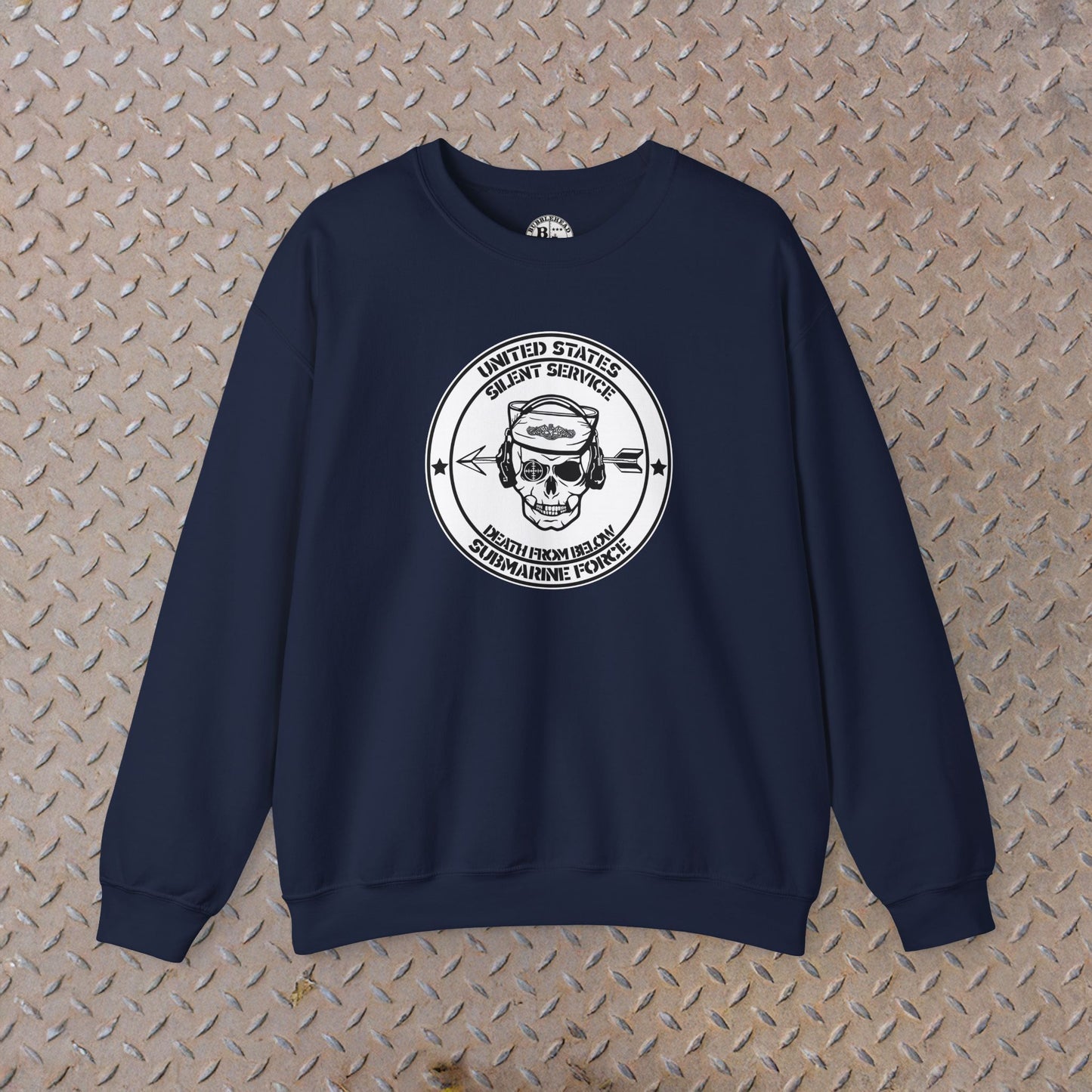 United States Submarine Force Silent Service Death From Below Unisex Heavy Blend™ Crewneck Sweatshirt