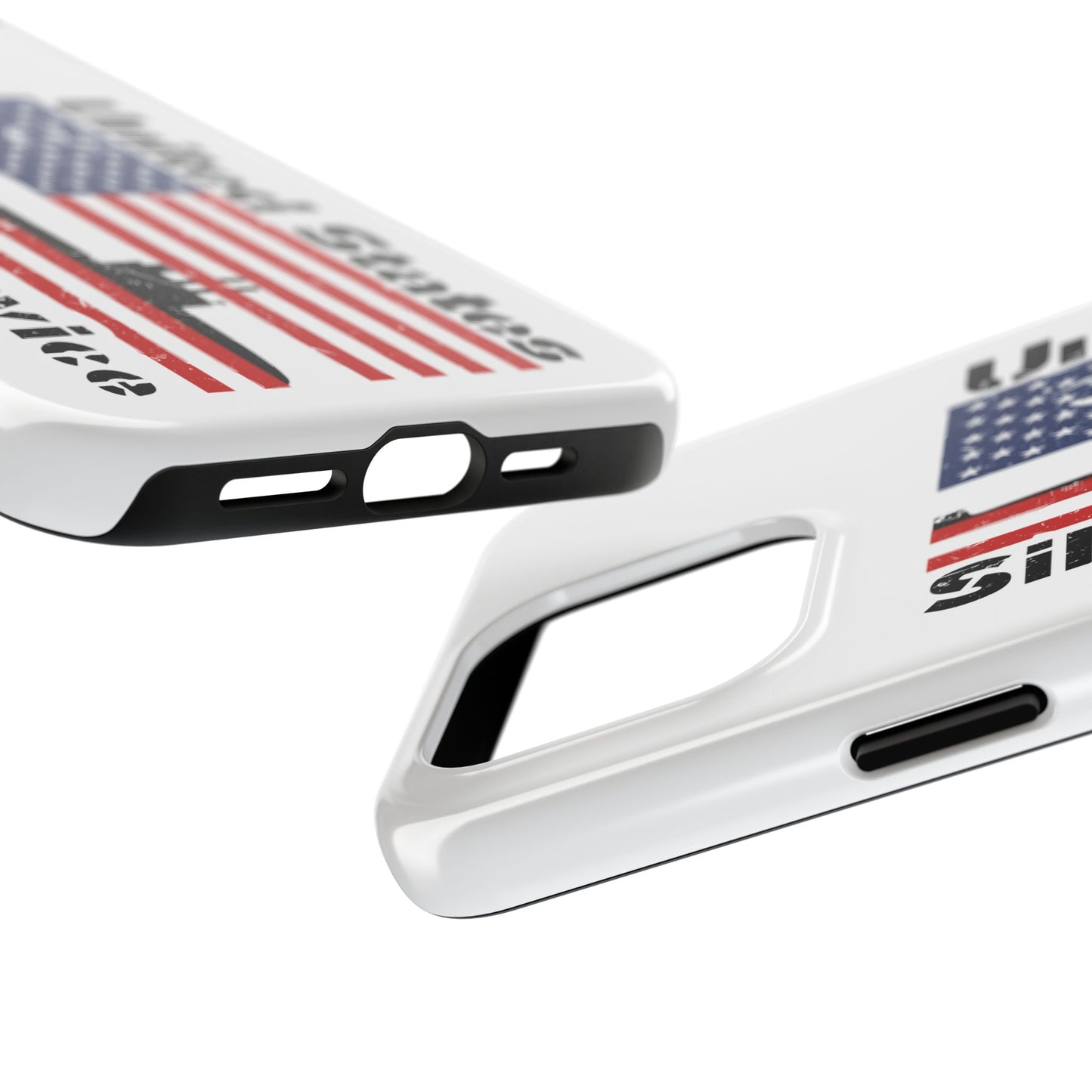 United States Submarine Silent Service Distressed Flag Tough iPhone Case