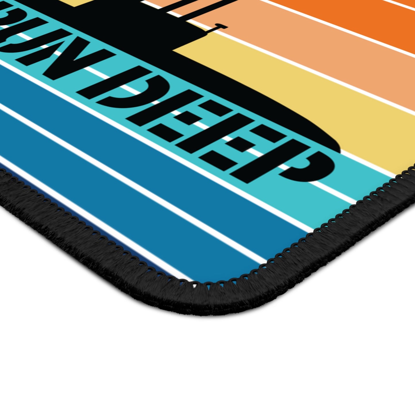 Sunset United States Submarine Force Run Silent Run Deep Retro Vintage Gaming Mouse Pad