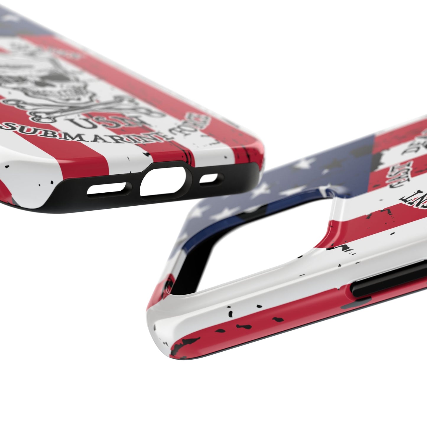 U.S. Submarine Force Skull and Crossbones Sailor Tough iPhone Case