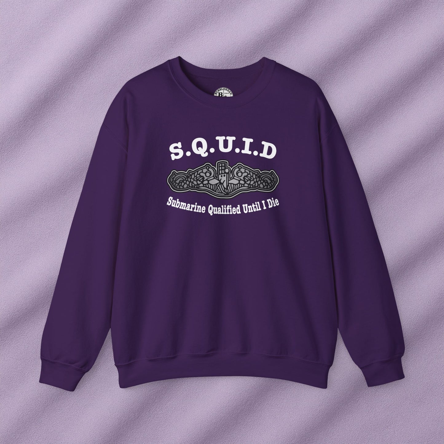 United States S.Q.U.I.D. Submarine Qualified Until I Die Unisex Heavy Blend™ Crewneck Sweatshirt