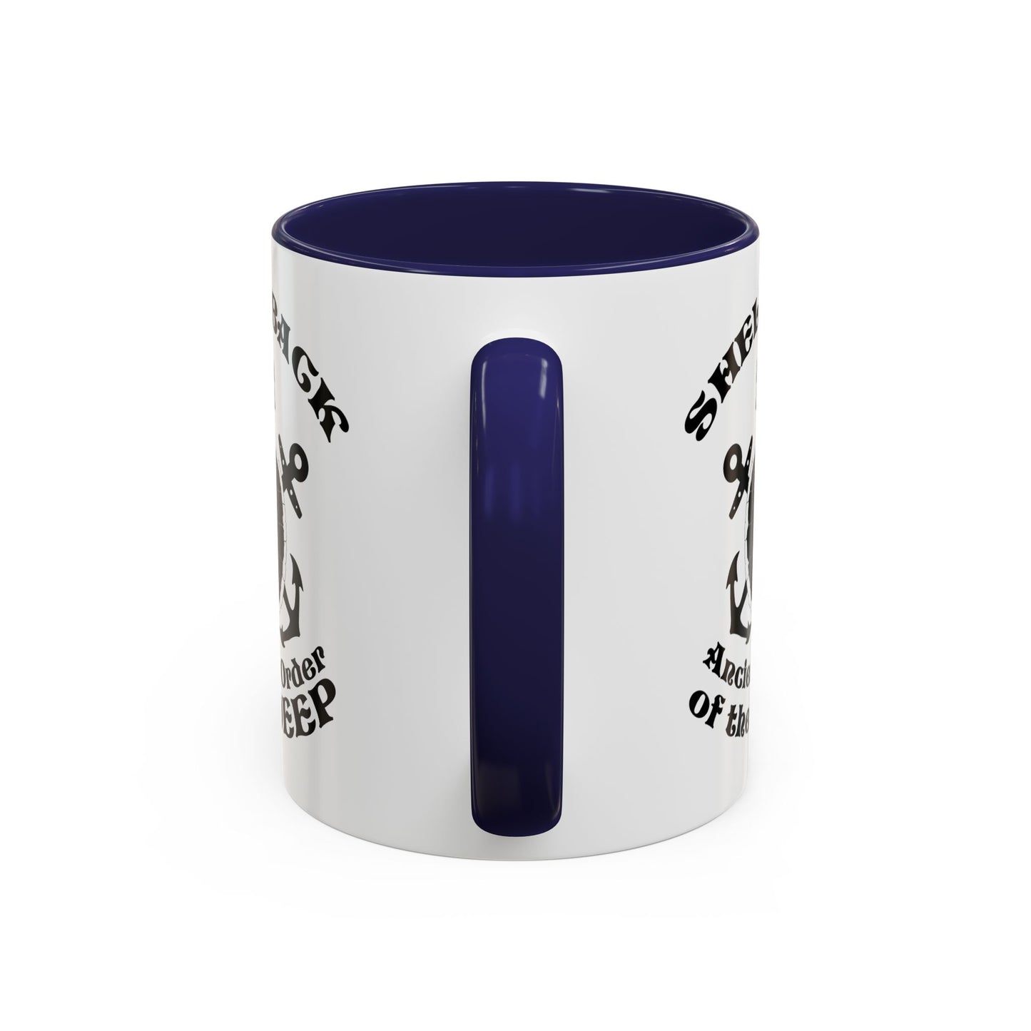 United States Navy Shellback Ancient Order of the Deep Equator Line-Crossing Ceremony Accent Coffee Mugs