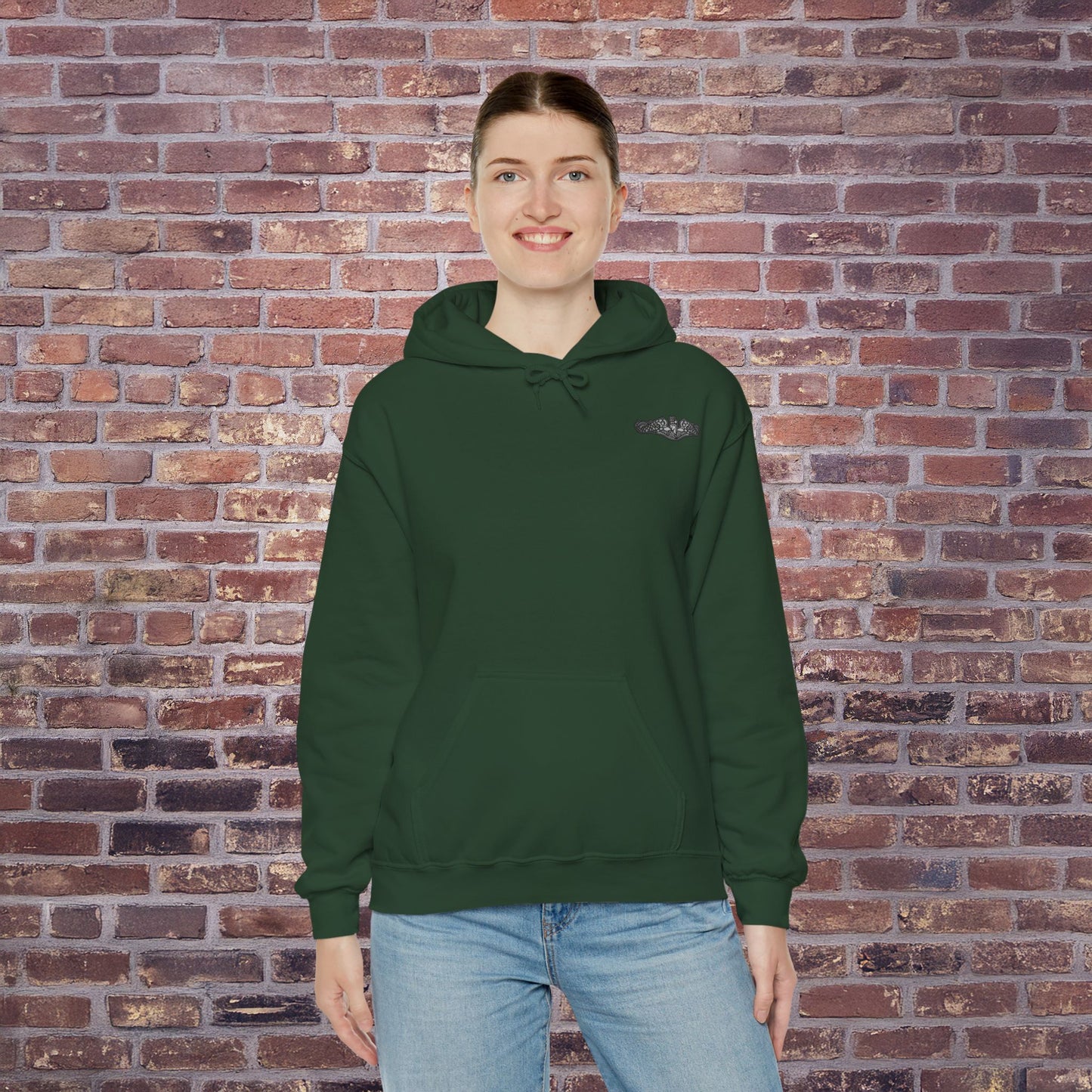 United States Submarine Force Dolphins Silent Service Death From Below Unisex Heavy Blend™ Hooded Sweatshirt