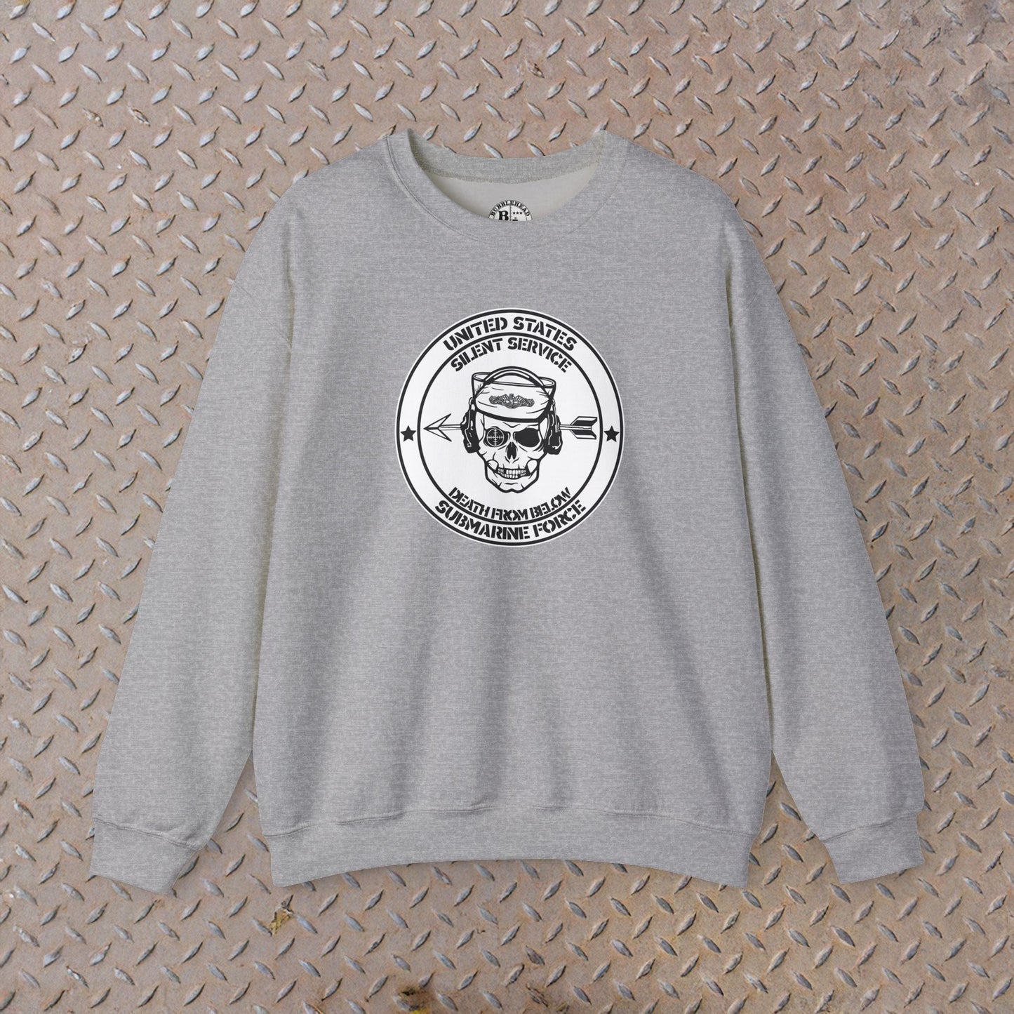 United States Submarine Force Silent Service Death From Below Unisex Heavy Blend™ Crewneck Sweatshirt