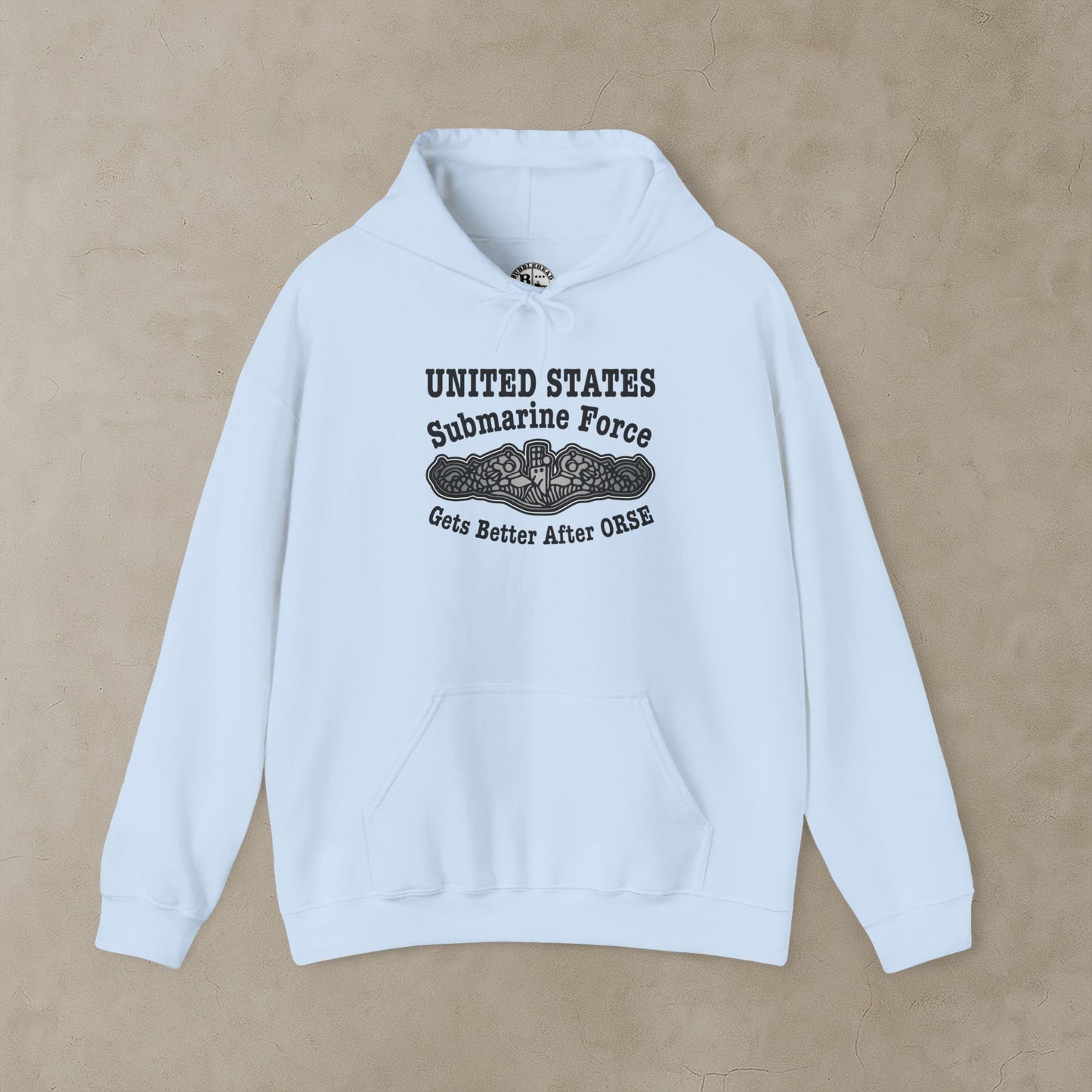 United States Submarine Force Gets Better After ORSE Silver Dolphins Unisex Heavy Blend™ Hooded Sweatshirt