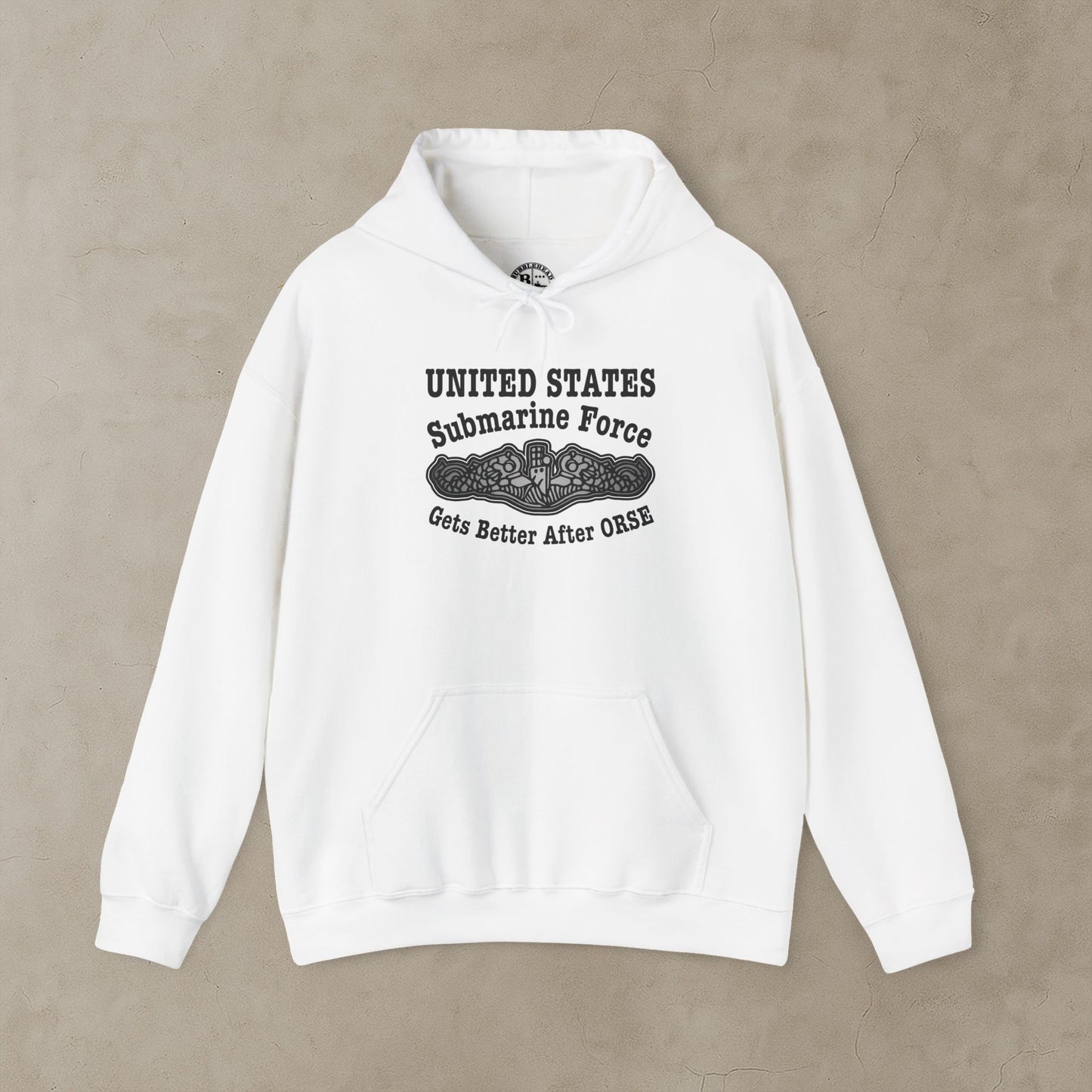 United States Submarine Force Gets Better After ORSE Silver Dolphins Unisex Heavy Blend™ Hooded Sweatshirt