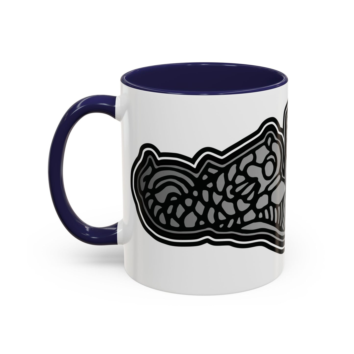 United States Navy Submarine Force Enlisted Silver Dolphins Silent Service Accent Coffee Mugs