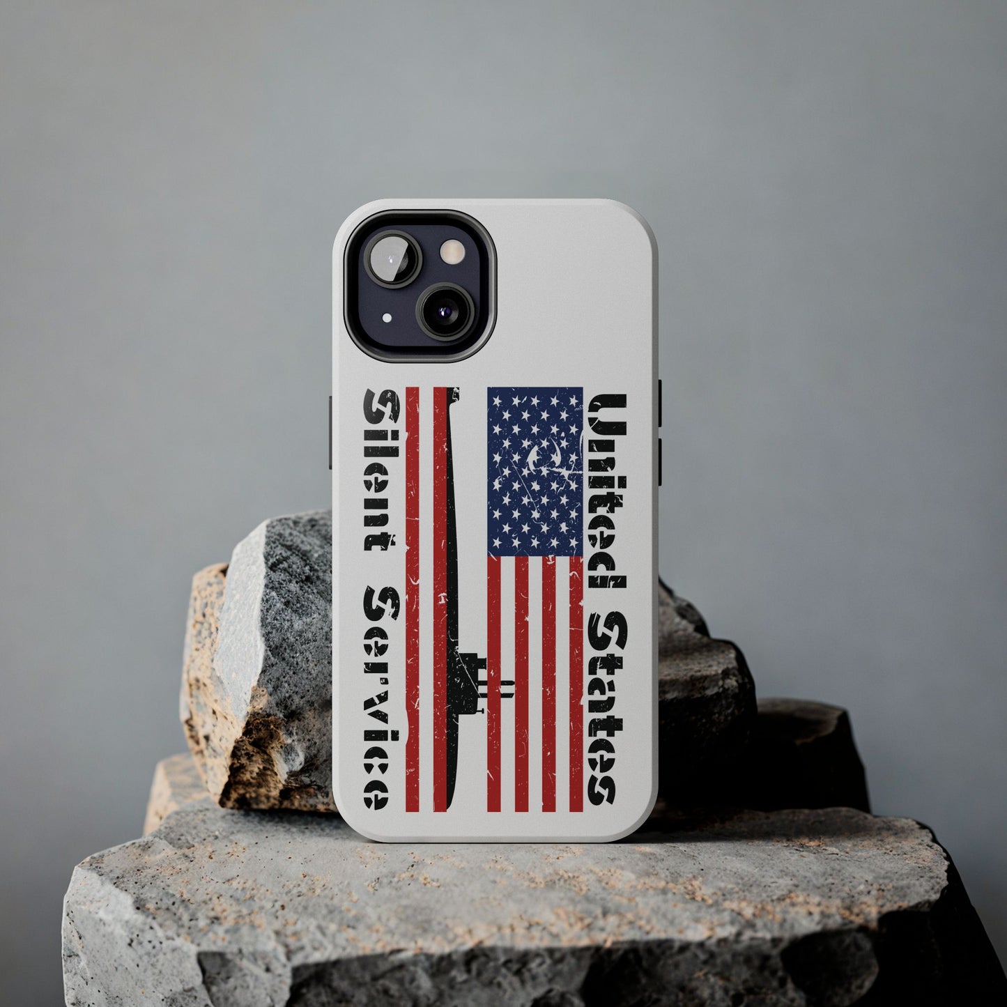 United States Submarine Silent Service Distressed Flag Tough iPhone Case