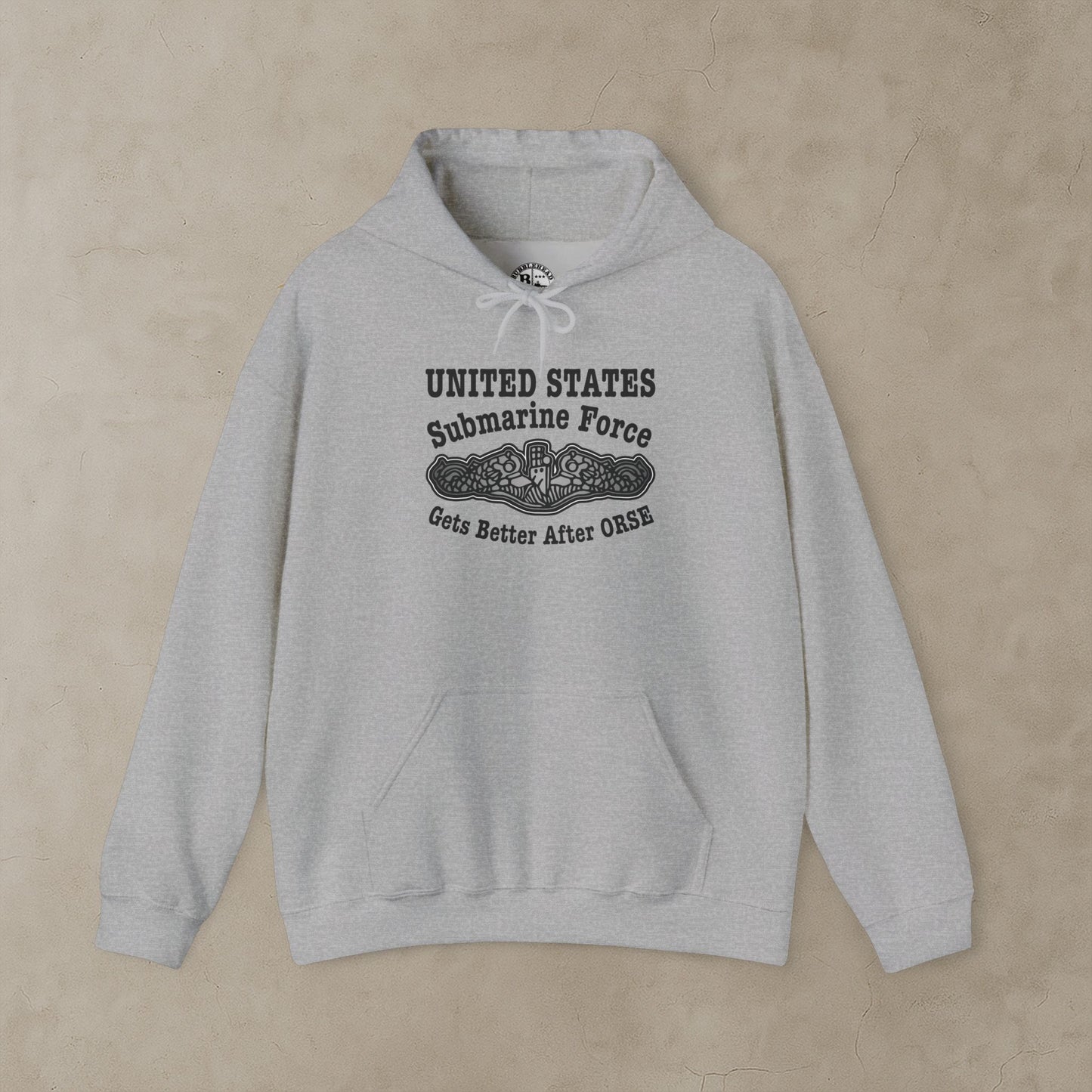 United States Submarine Force Gets Better After ORSE Silver Dolphins Unisex Heavy Blend™ Hooded Sweatshirt