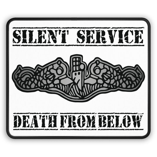 US Submarine Force Silver Dolphins Silent Service Death From Below Gaming Mouse Pad