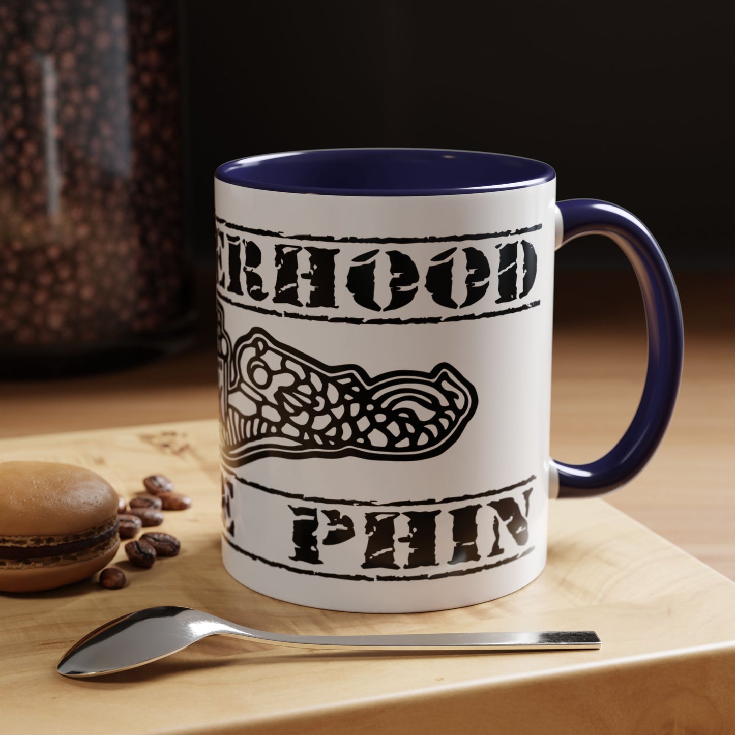 USN Submarine Force Brotherhood of the Phin Silent Service Navy Dolphins Accent Coffee Mugs