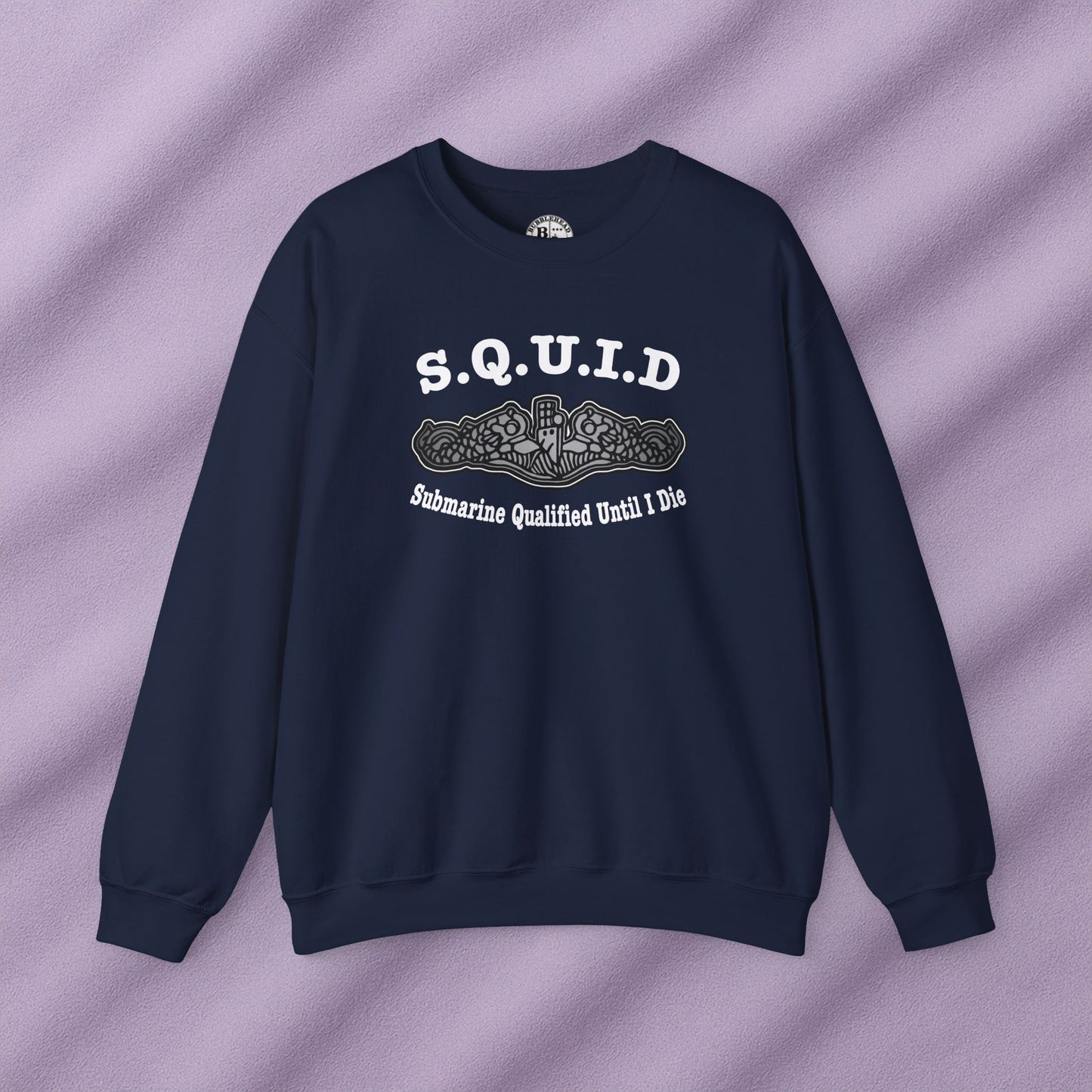 United States S.Q.U.I.D. Submarine Qualified Until I Die Unisex Heavy Blend™ Crewneck Sweatshirt