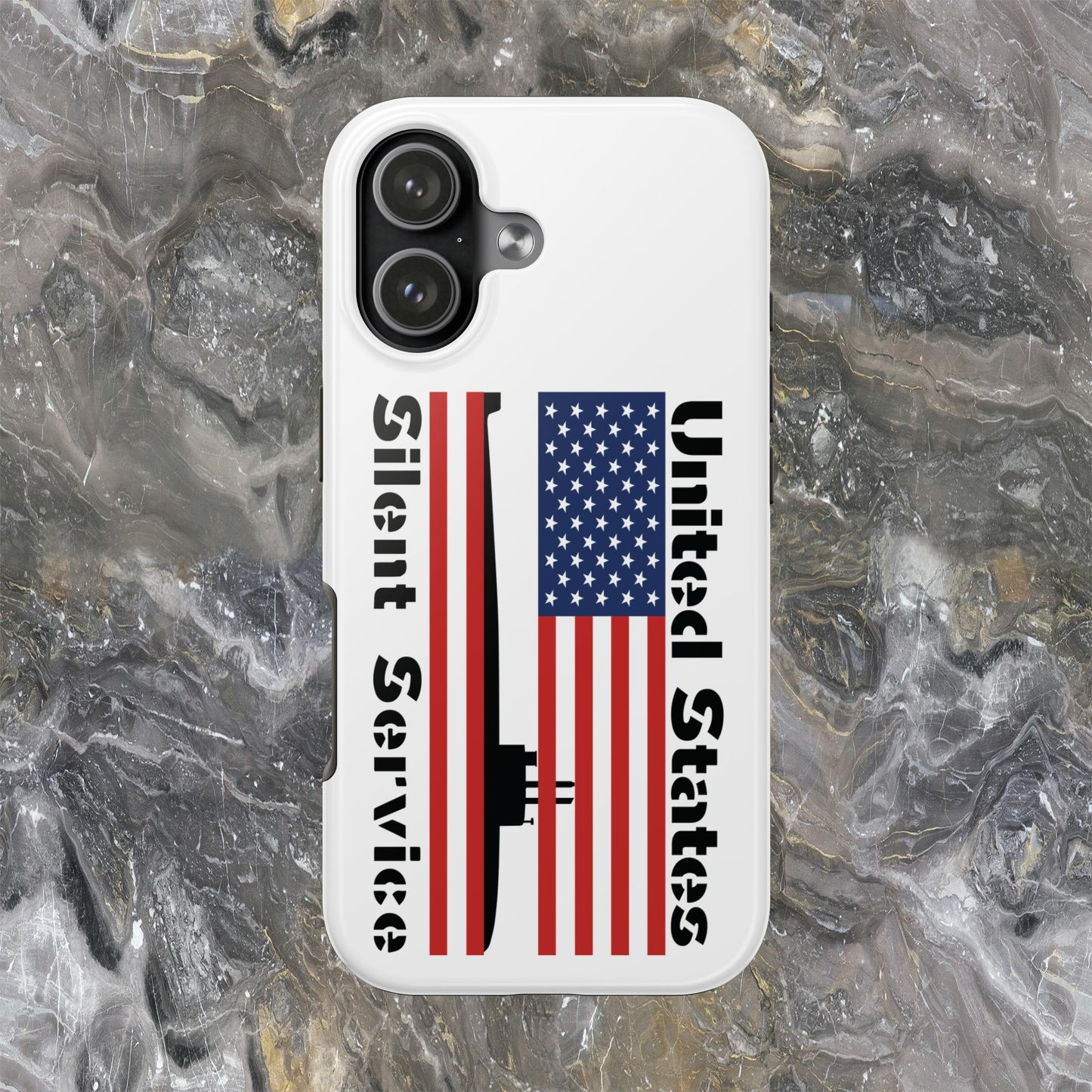United States Submarine Silent Service Flag Tough iPhone Case