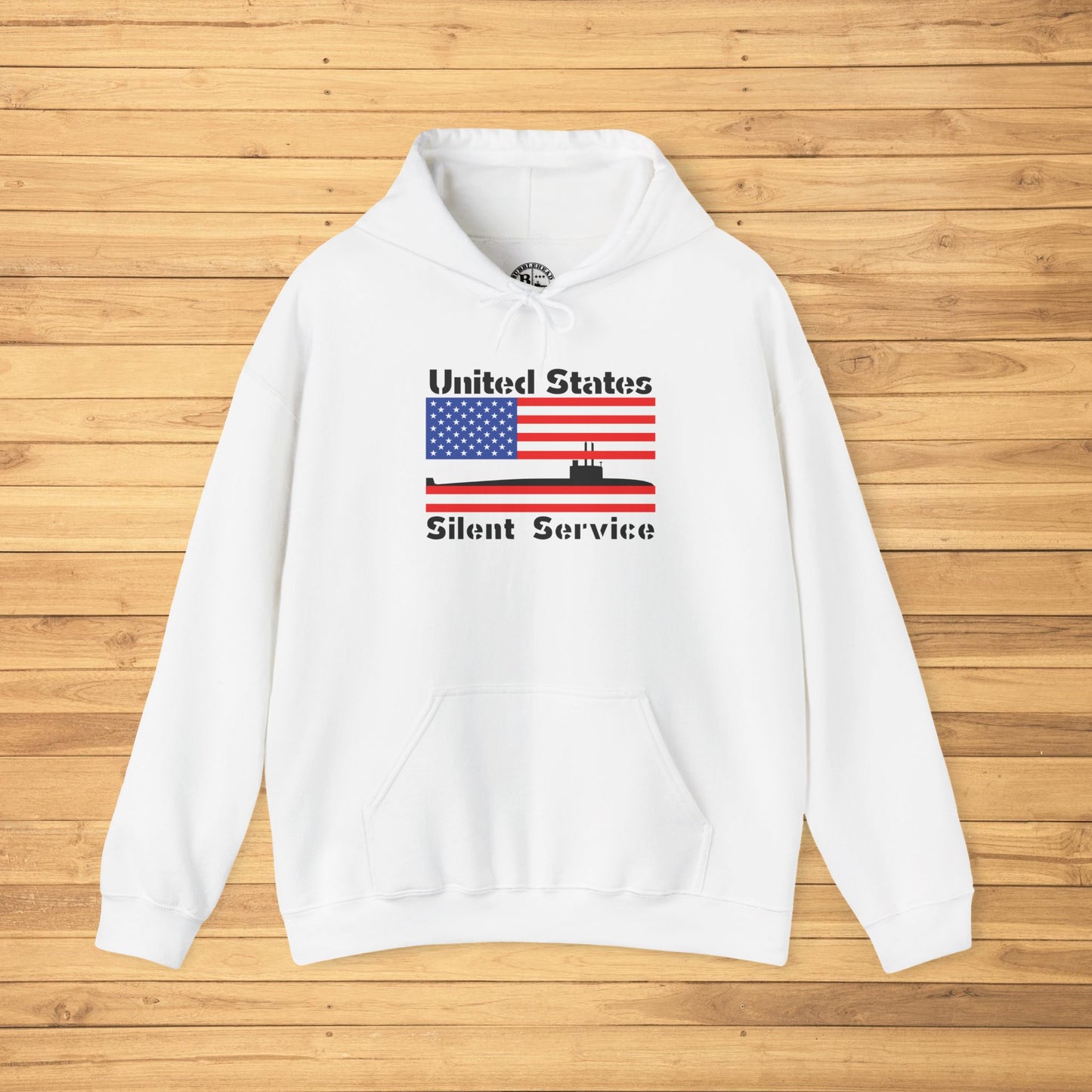United States Submarine Silent Service USA Flag Unisex Heavy Blend™ Hooded Sweatshirt