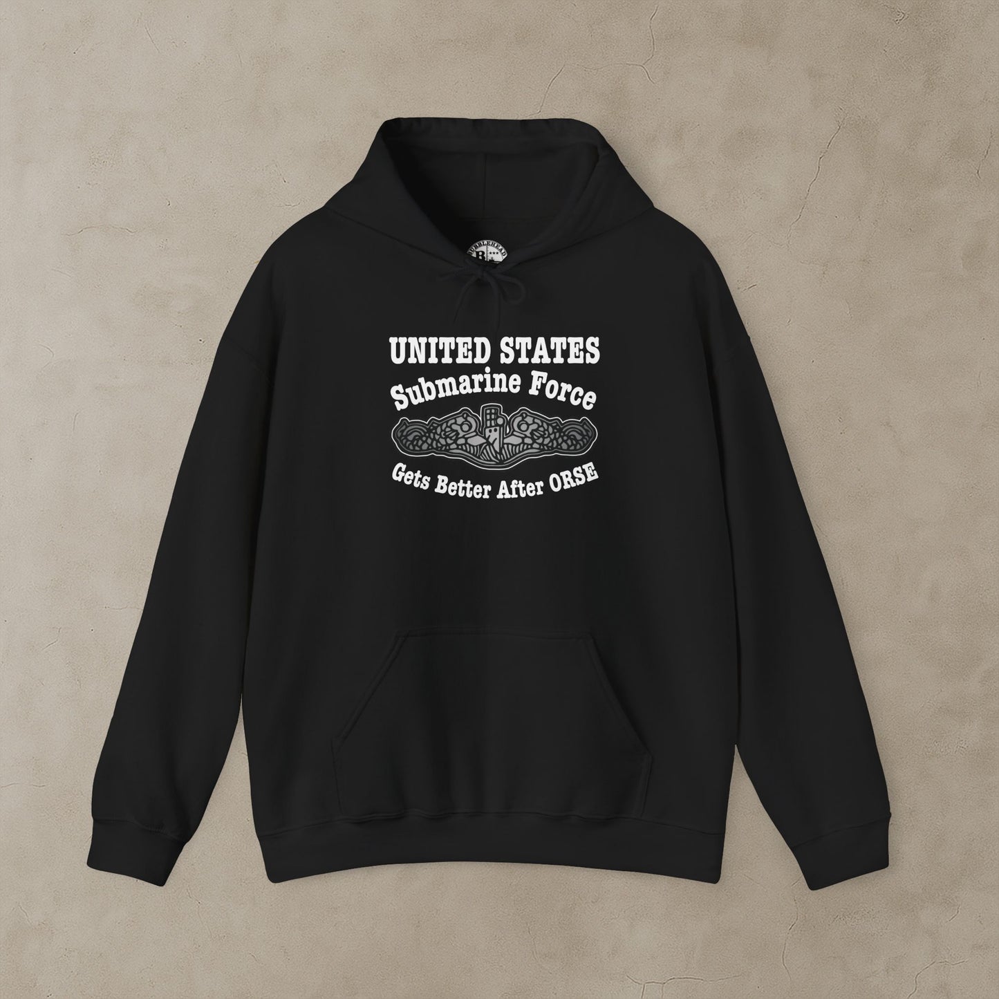 United States Submarine Force Gets Better After ORSE Silver Dolphins Unisex Heavy Blend™ Hooded Sweatshirt