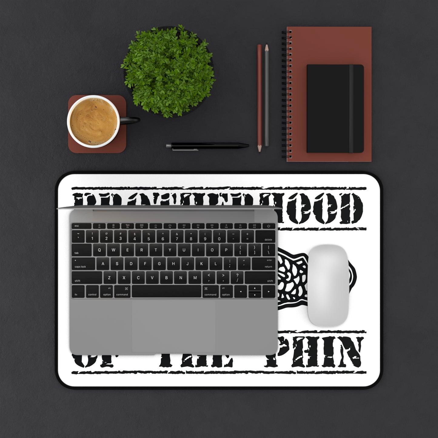 United States Brotherhood of the Phin Submarine Dolphins Desk Mat