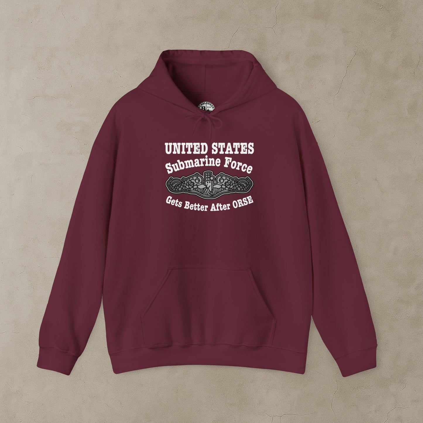 United States Submarine Force Gets Better After ORSE Silver Dolphins Unisex Heavy Blend™ Hooded Sweatshirt