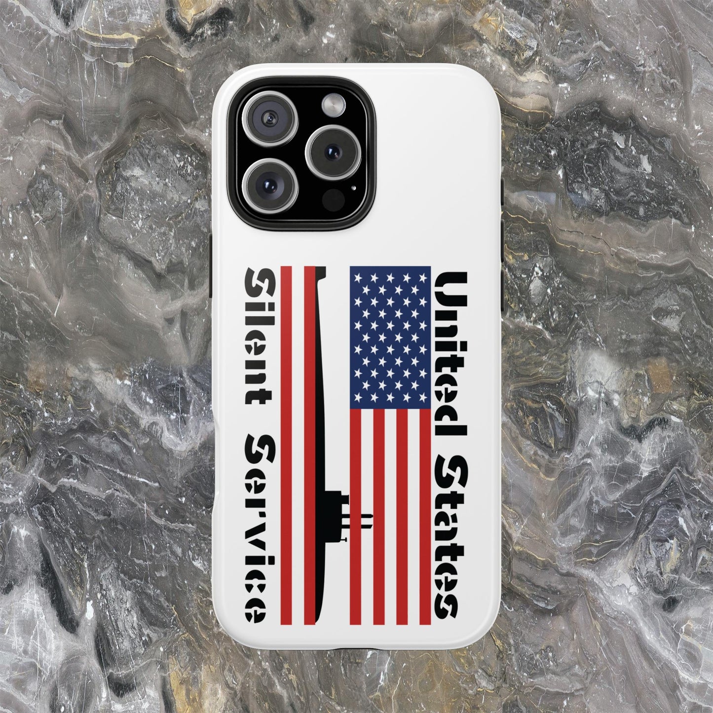 United States Submarine Silent Service Flag Tough iPhone Case