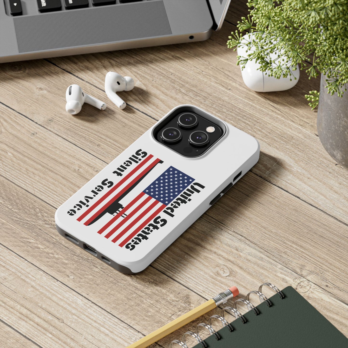 United States Submarine Silent Service Flag Tough iPhone Case