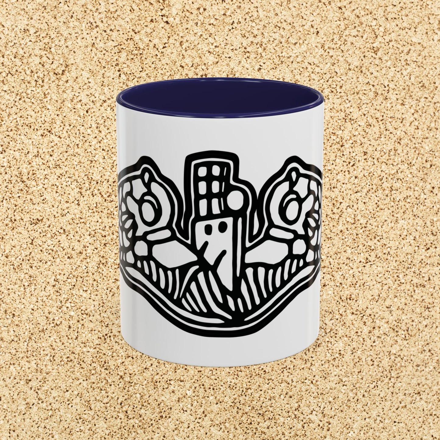 United States Navy Submarine Force Dolphins Silent Service Accent Coffee Mugs