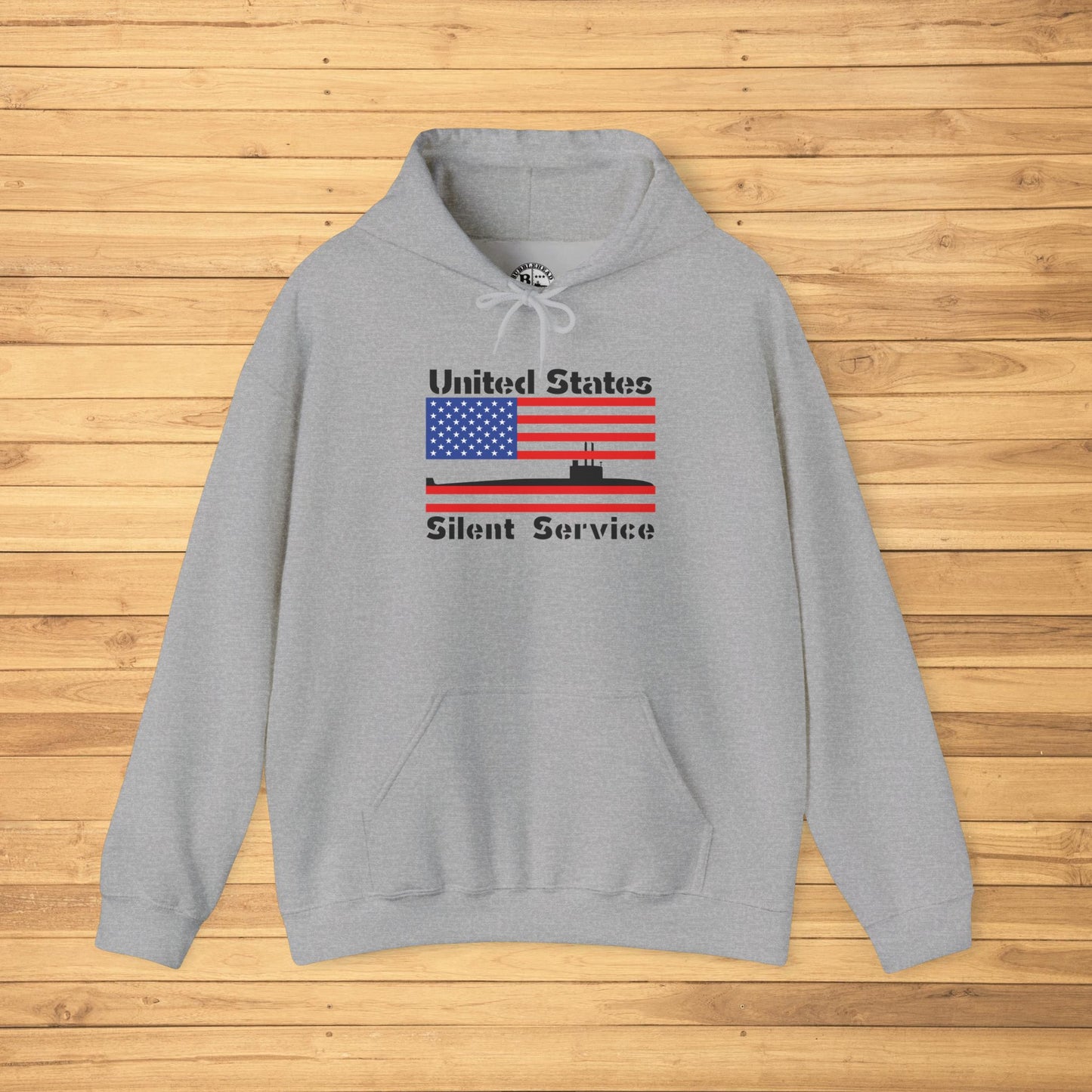 United States Submarine Silent Service USA Flag Unisex Heavy Blend™ Hooded Sweatshirt