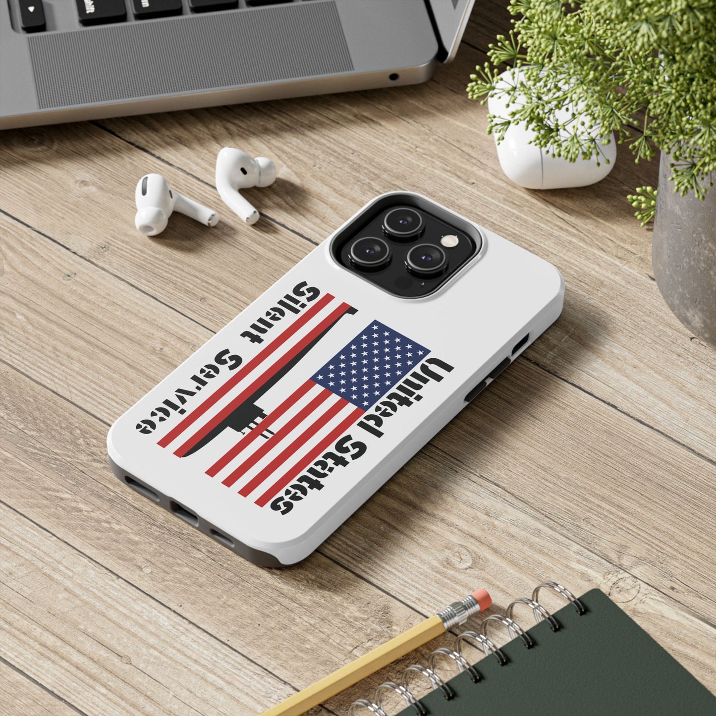 United States Submarine Silent Service Flag Tough iPhone Case