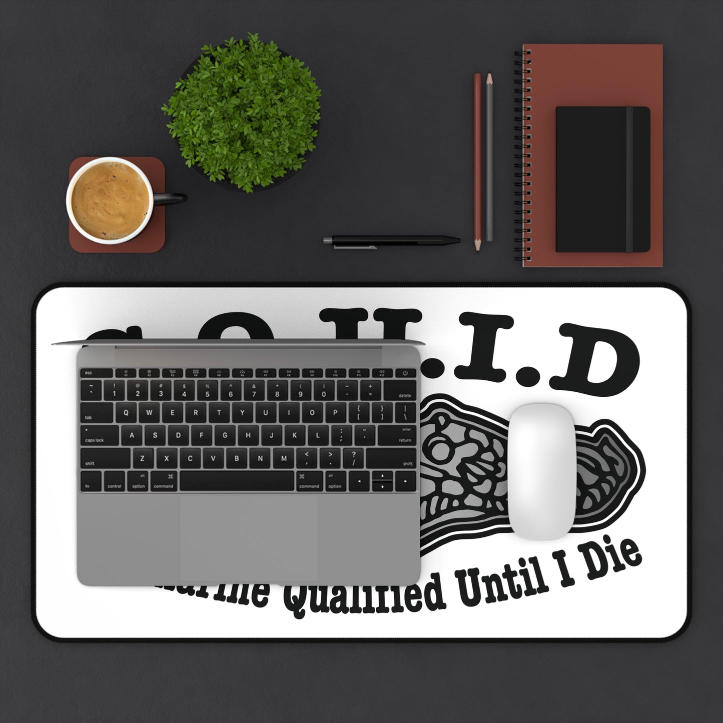 United States S.Q.U.I.D. Submarine Qualified Until I Die Desk Mat