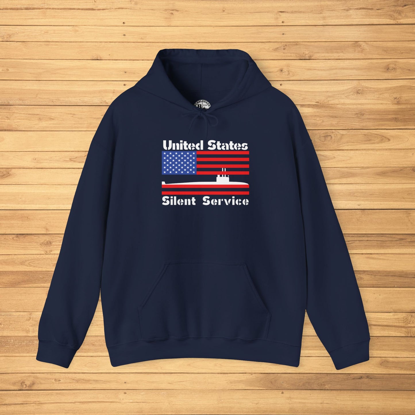 United States Submarine Silent Service USA Flag Unisex Heavy Blend™ Hooded Sweatshirt