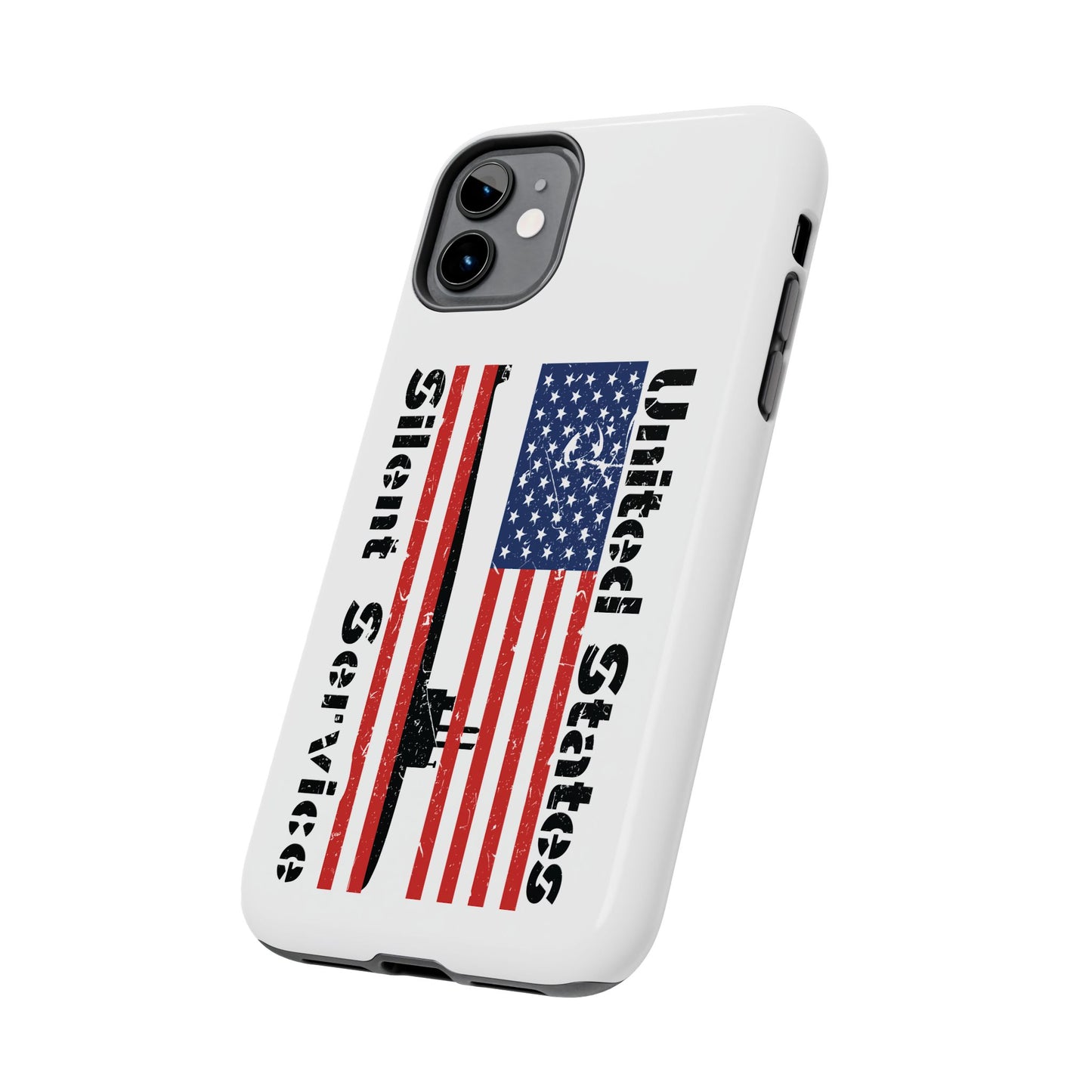 United States Submarine Silent Service Distressed Flag Tough iPhone Case