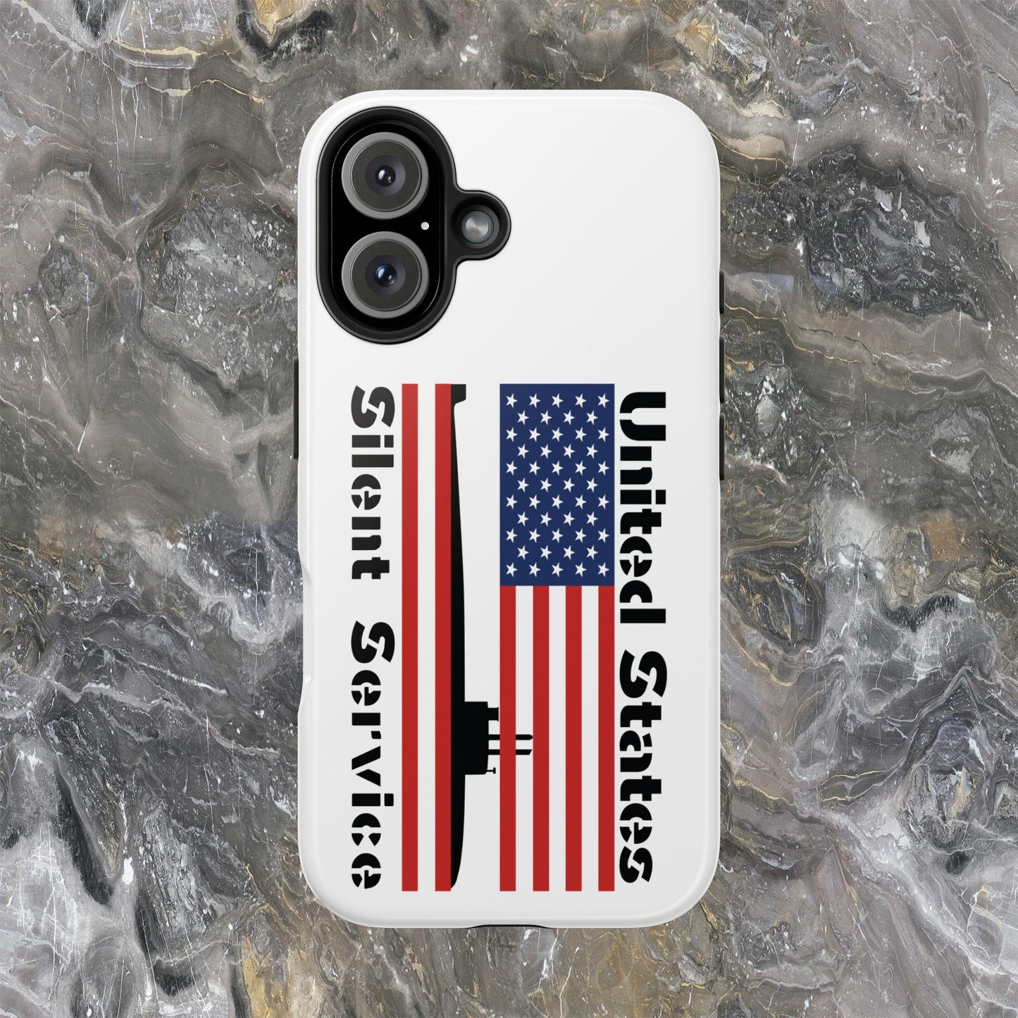 United States Submarine Silent Service Flag Tough iPhone Case