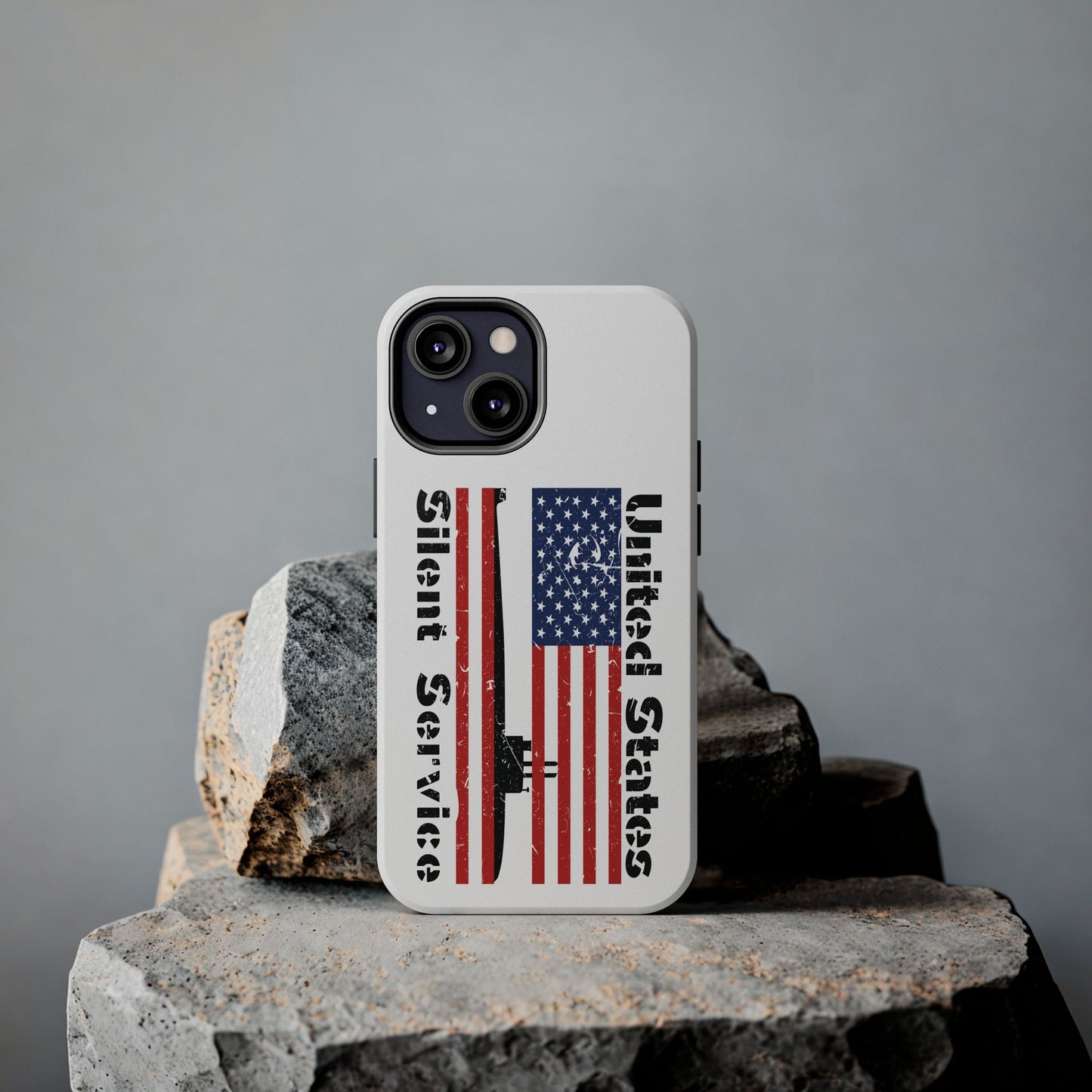 United States Submarine Silent Service Distressed Flag Tough iPhone Case